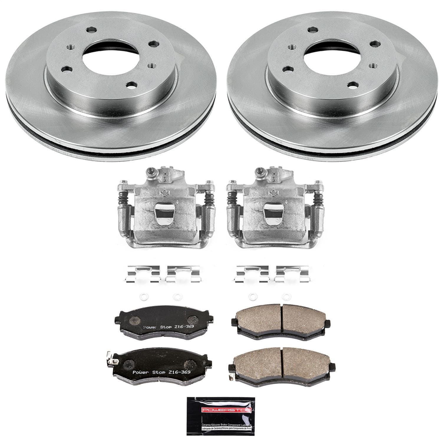 Power Stop - KCOE9172 - Front - Disc Brake Caliper Set image 1