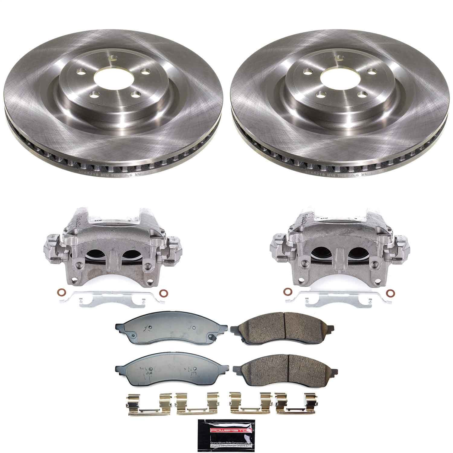 Power Stop - KCOE9201 - Front - Disc Brake Caliper Set image 1