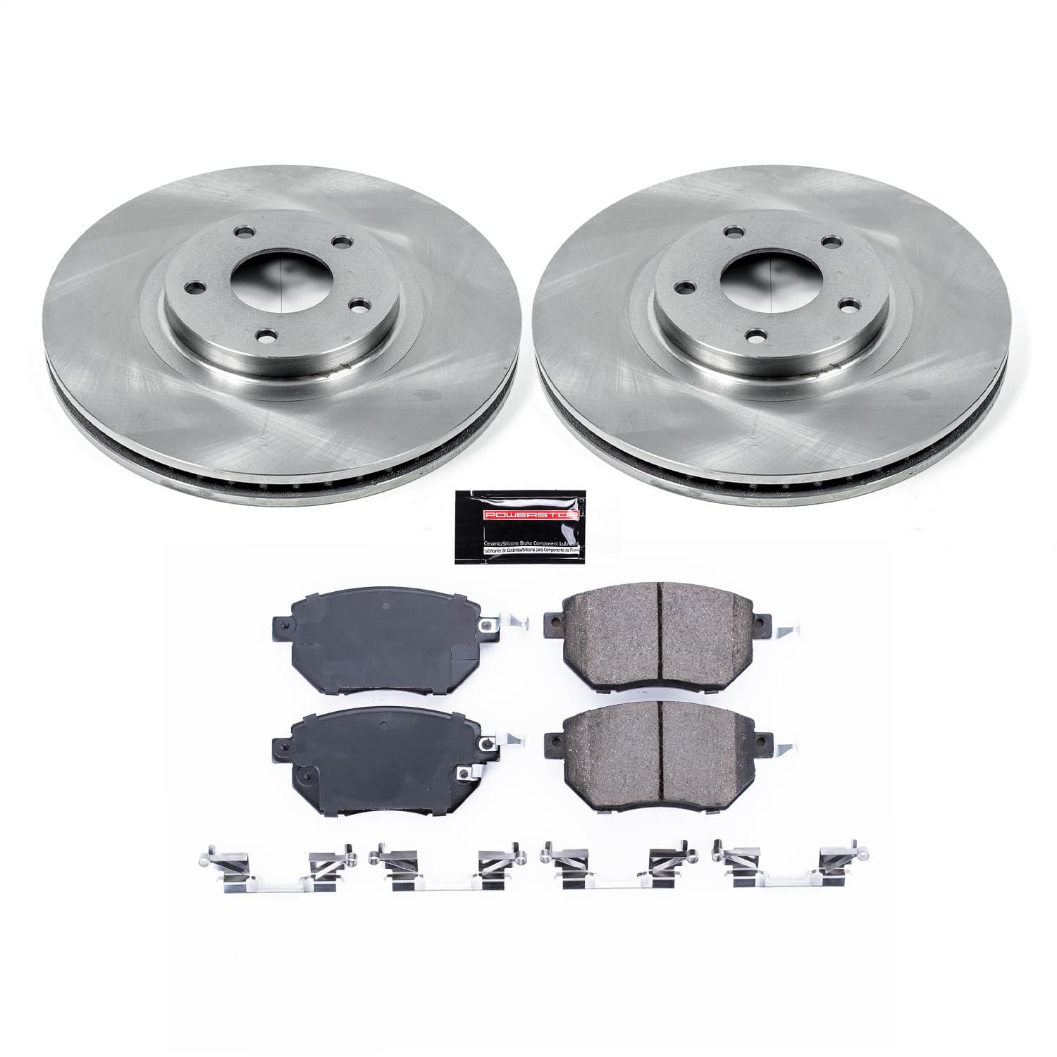 Power Stop - KOE091 - Front - Disc Brake Pad and Rotor Kit image 1