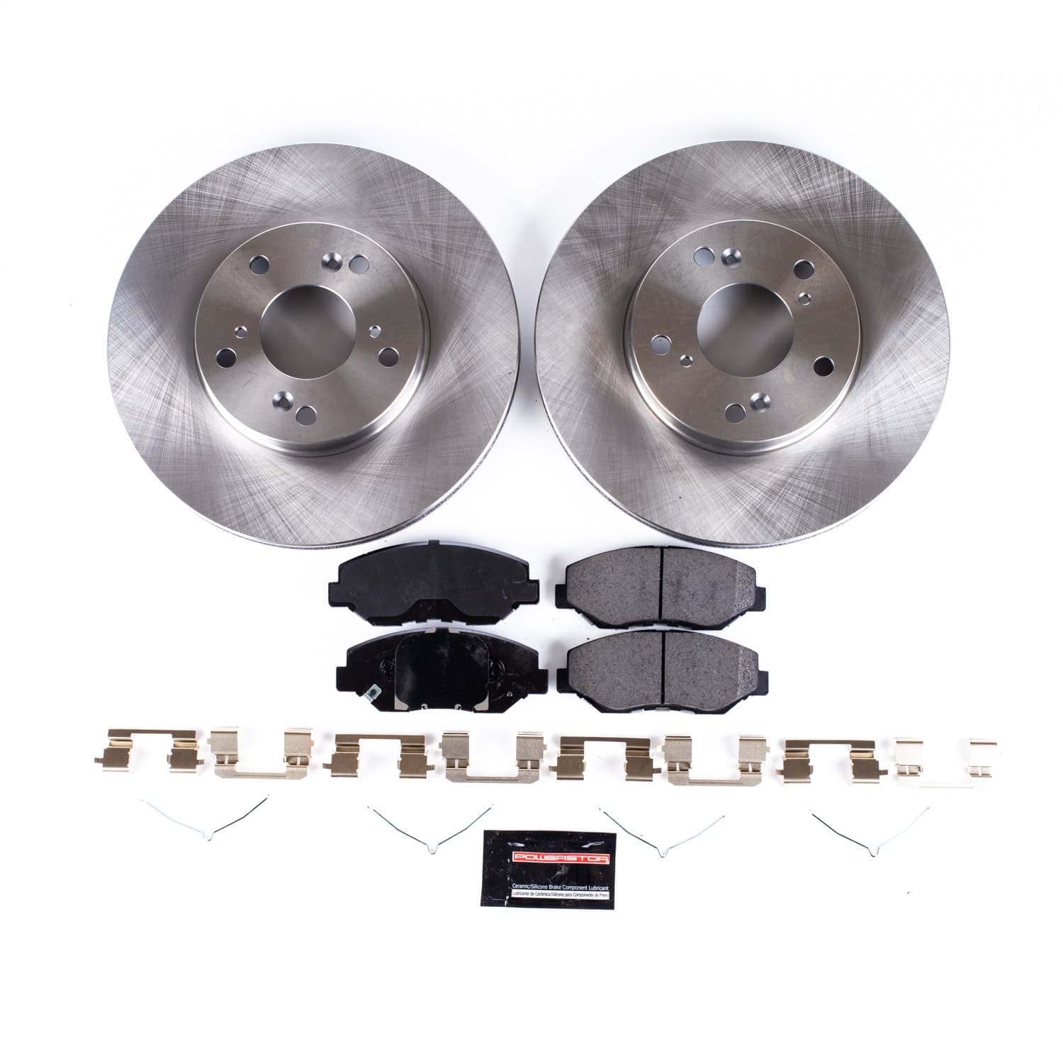 Power Stop - KOE1043 - Front - Disc Brake Pad and Rotor Kit image 2
