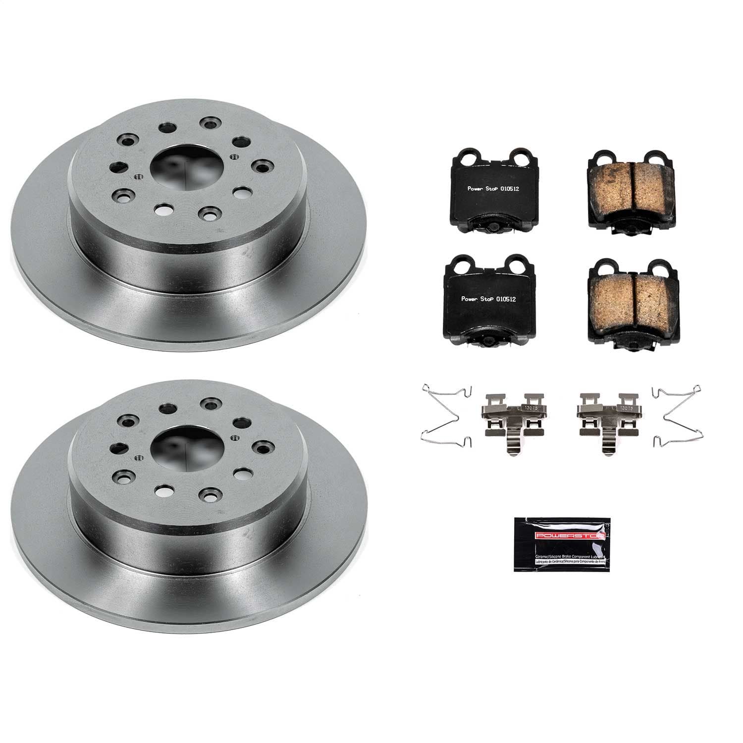 Power Stop - KOE1149 - Rear - Disc Brake Pad and Rotor Kit image 1
