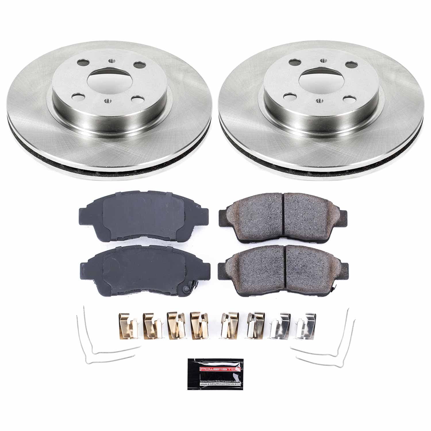 Power Stop - KOE1151 - Front - Disc Brake Pad and Rotor Kit image 1