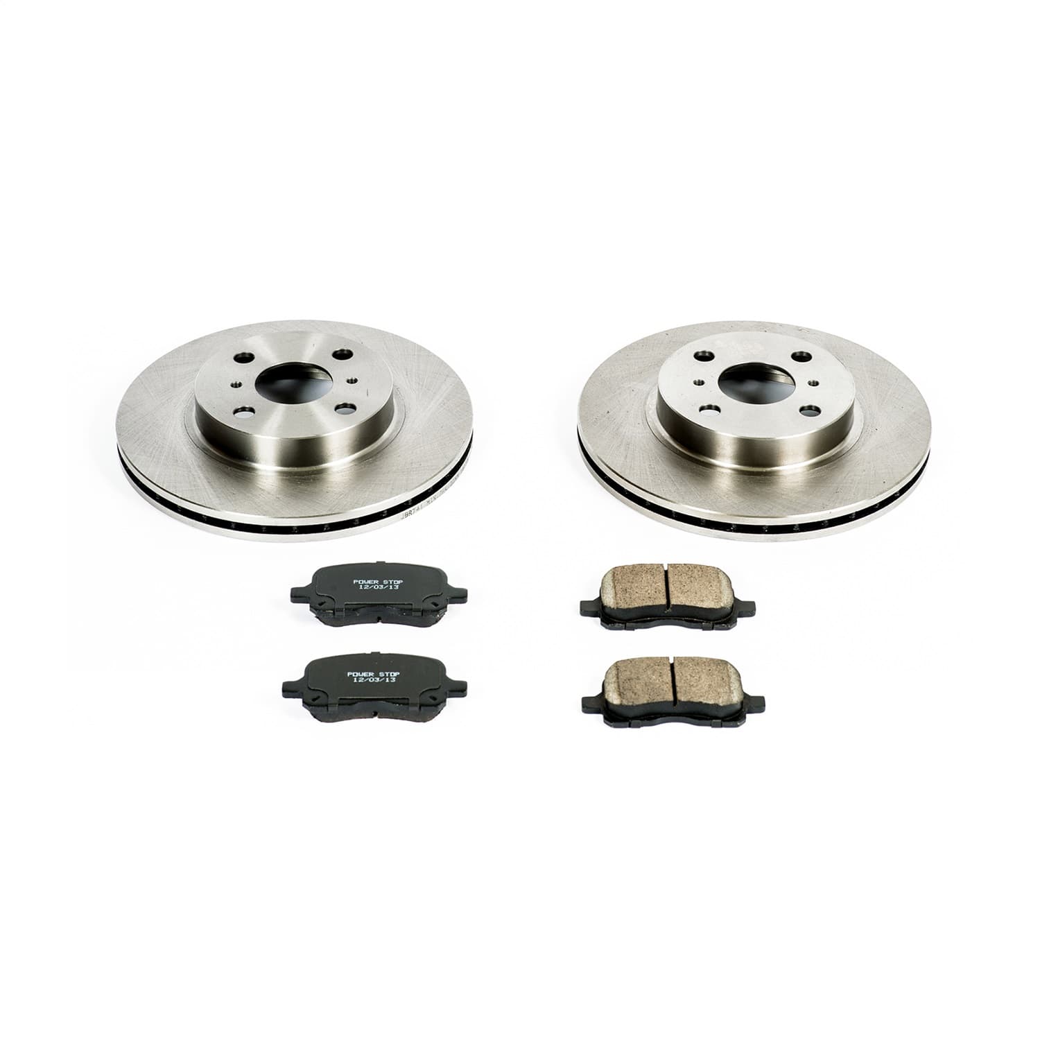 Power Stop - KOE1152 - Front - Disc Brake Pad and Rotor Kit image 1