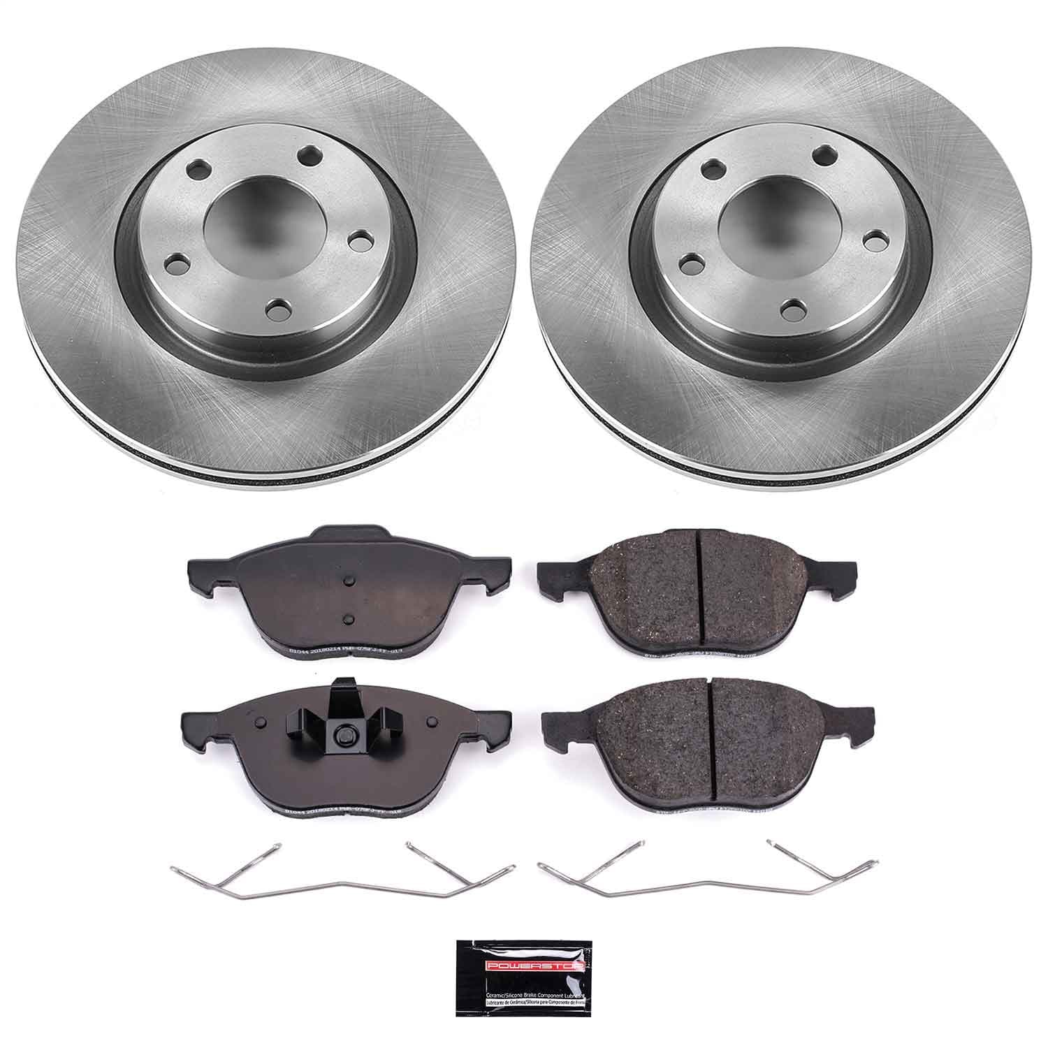 Power Stop - KOE125 - Front - Disc Brake Pad and Rotor Kit image 1