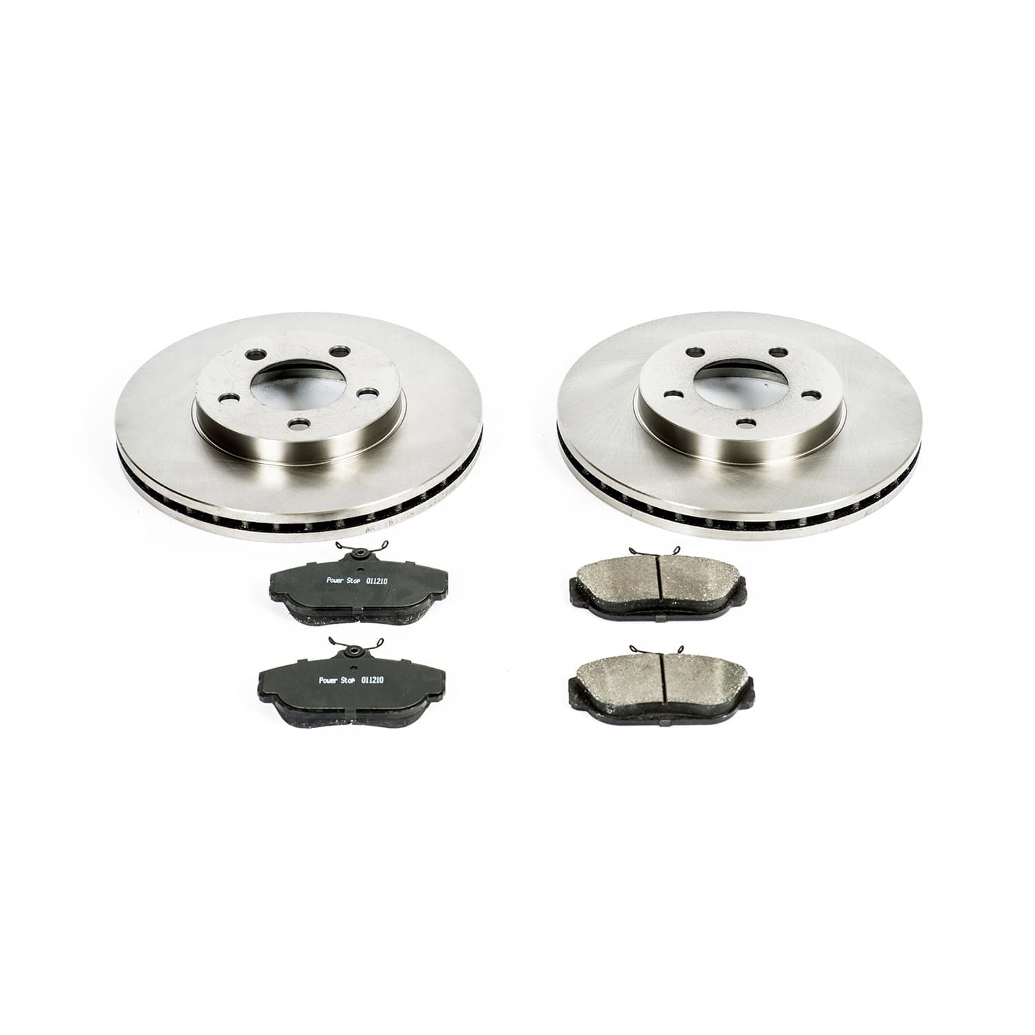 Power Stop - KOE1327 - Front - Disc Brake Pad and Rotor Kit image 1