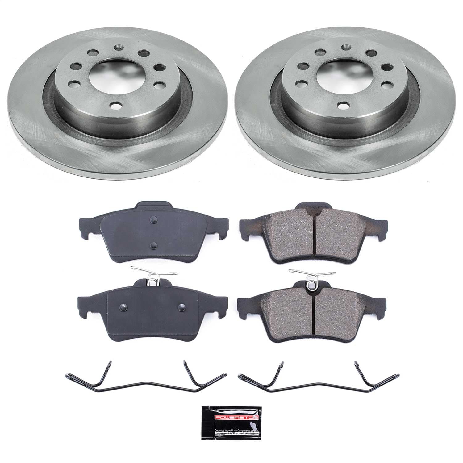 Power Stop - KOE1436 - Rear - Disc Brake Pad and Rotor Kit image 1