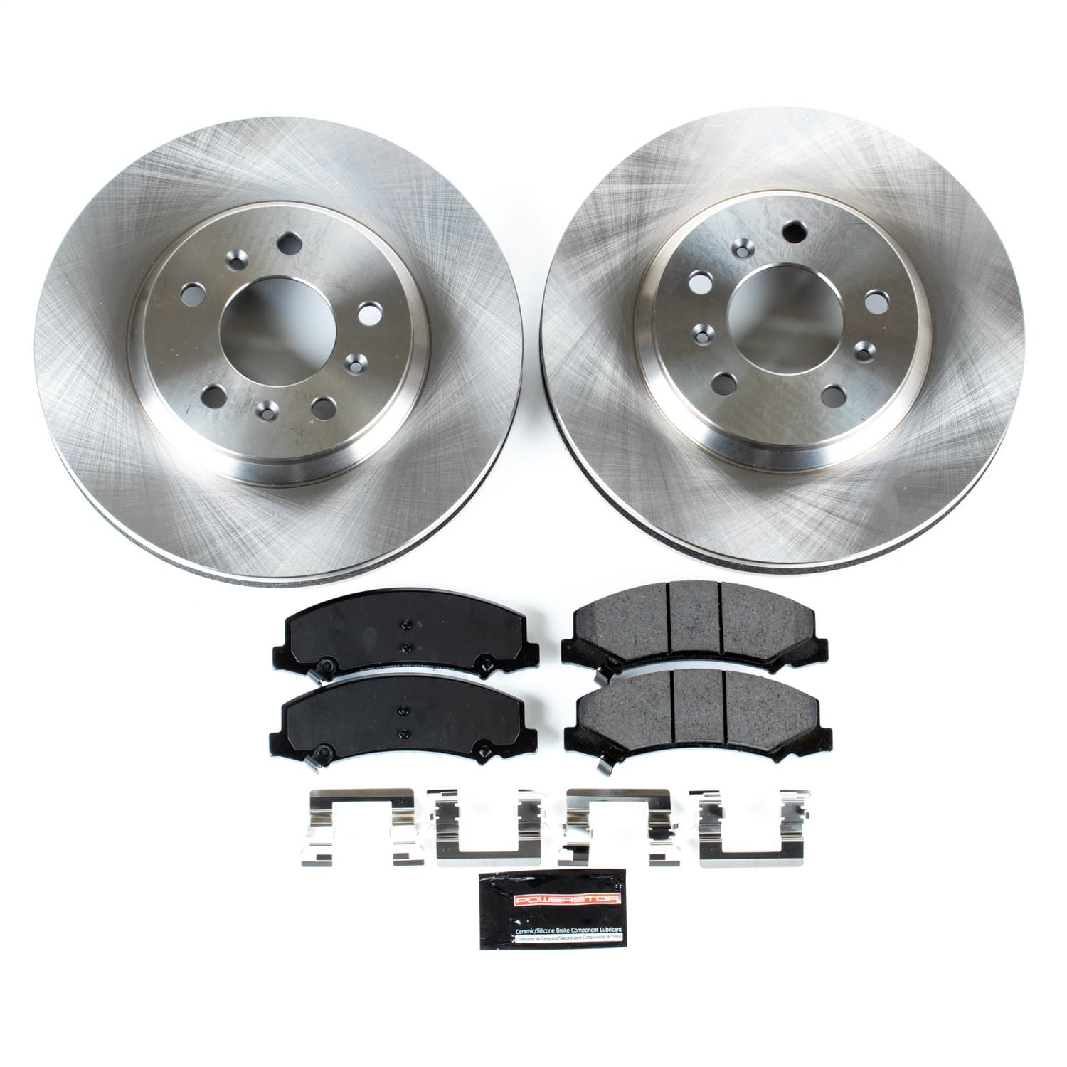 Power Stop - KOE1437 - Front - Disc Brake Pad and Rotor Kit image 3