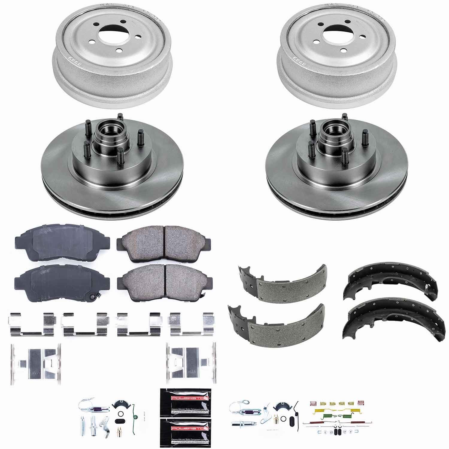Power Stop - KOE15006DK - Complete Vehicle Disc/Drum Brake Kit image 1