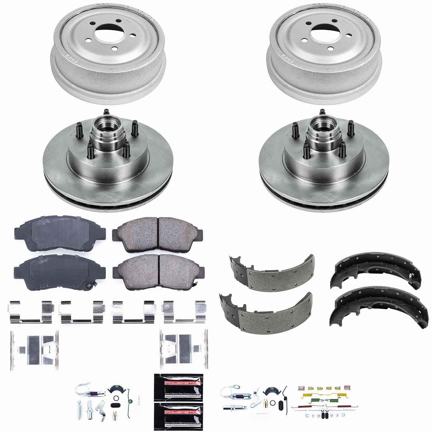 Power Stop - KOE15007DK - Complete Vehicle Disc/Drum Brake Kit image 1