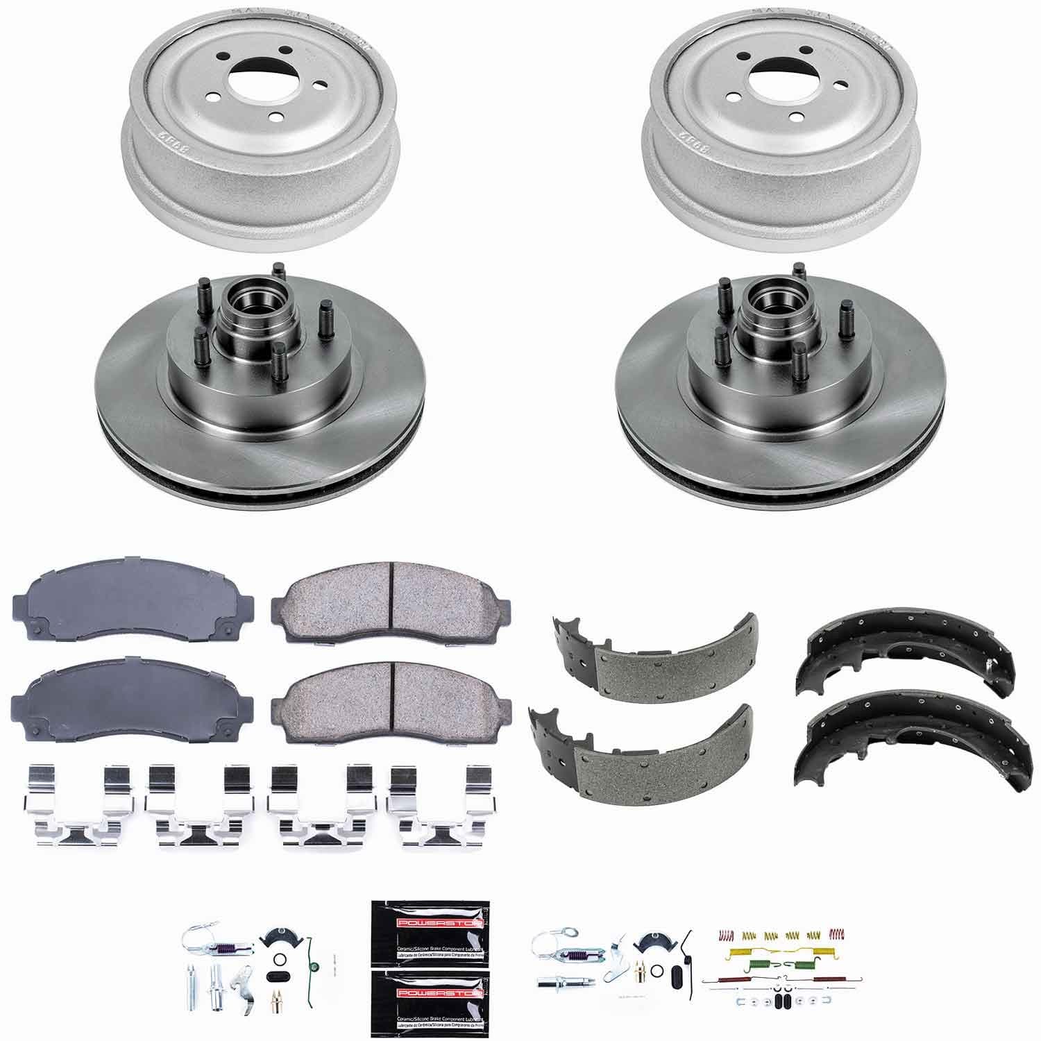 Power Stop - KOE15009DK - Complete Vehicle Disc/Drum Brake Kit image 1