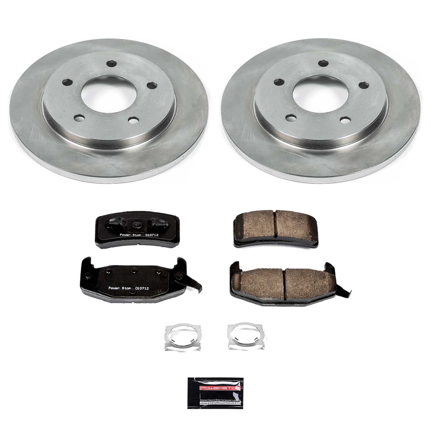 Power Stop - KOE1501 - Rear - Disc Brake Pad and Rotor Kit image 1
