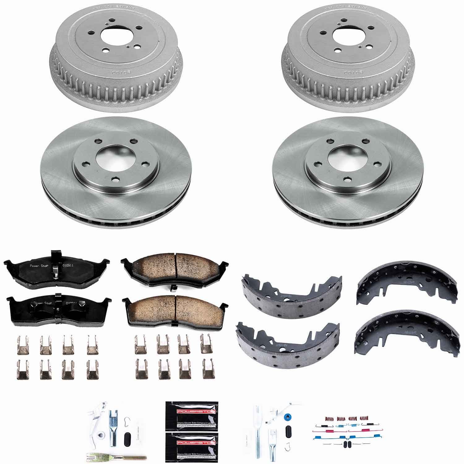 Power Stop - KOE15012DK - Complete Vehicle Disc/Drum Brake Kit image 1