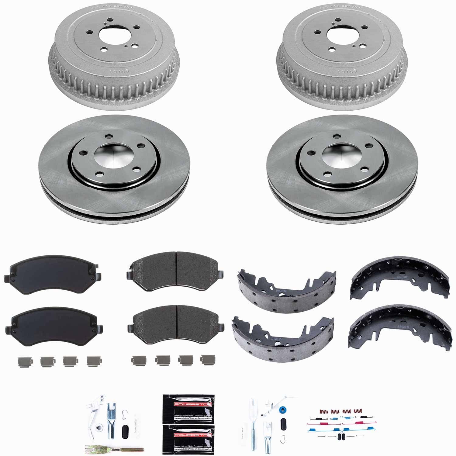 Power Stop - KOE15013DK - Complete Vehicle Disc/Drum Brake Kit image 1