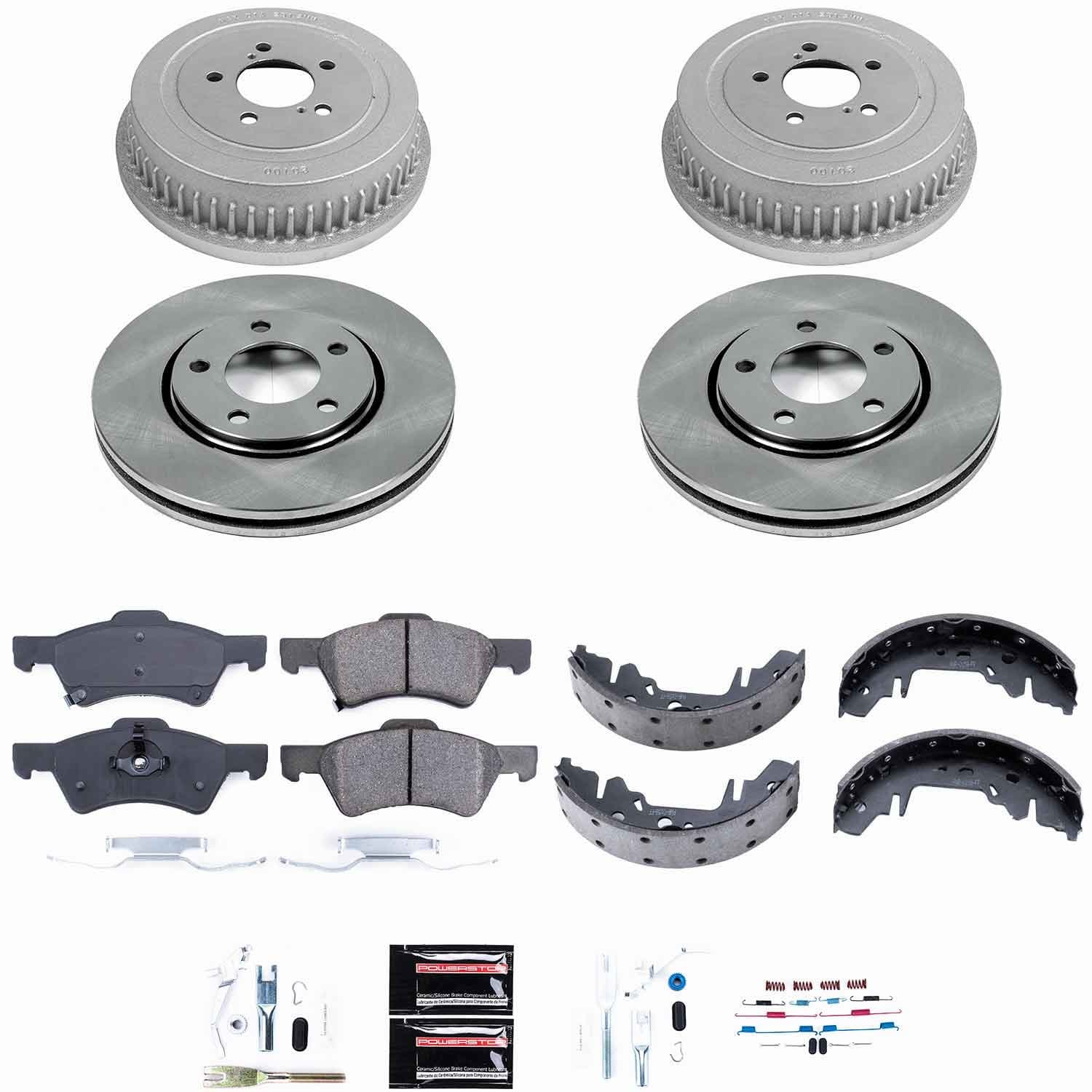 Power Stop - KOE15014DK - Complete Vehicle Disc/Drum Brake Kit image 1