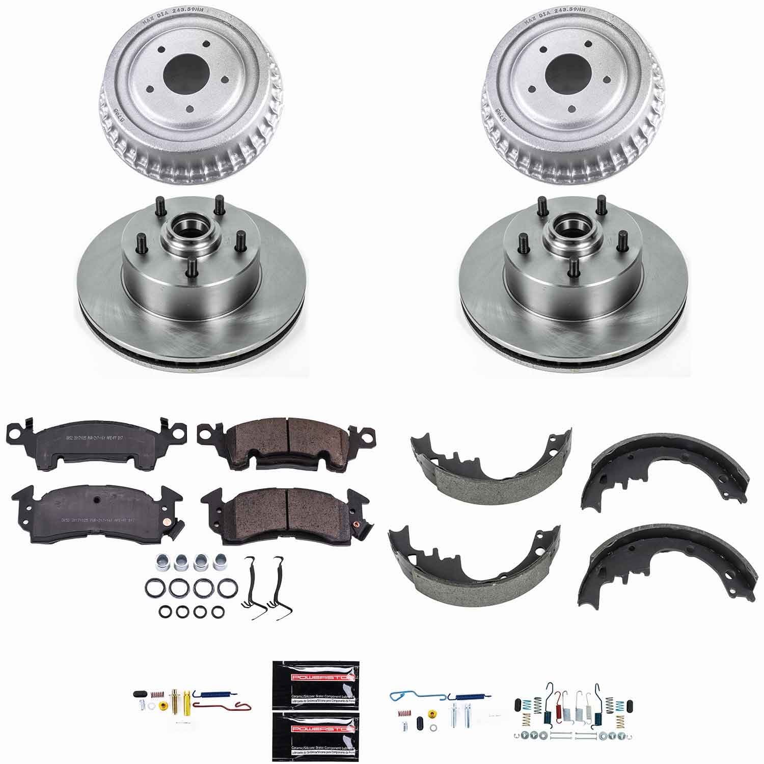Power Stop - KOE15022DK - Complete Vehicle Disc/Drum Brake Kit image 1