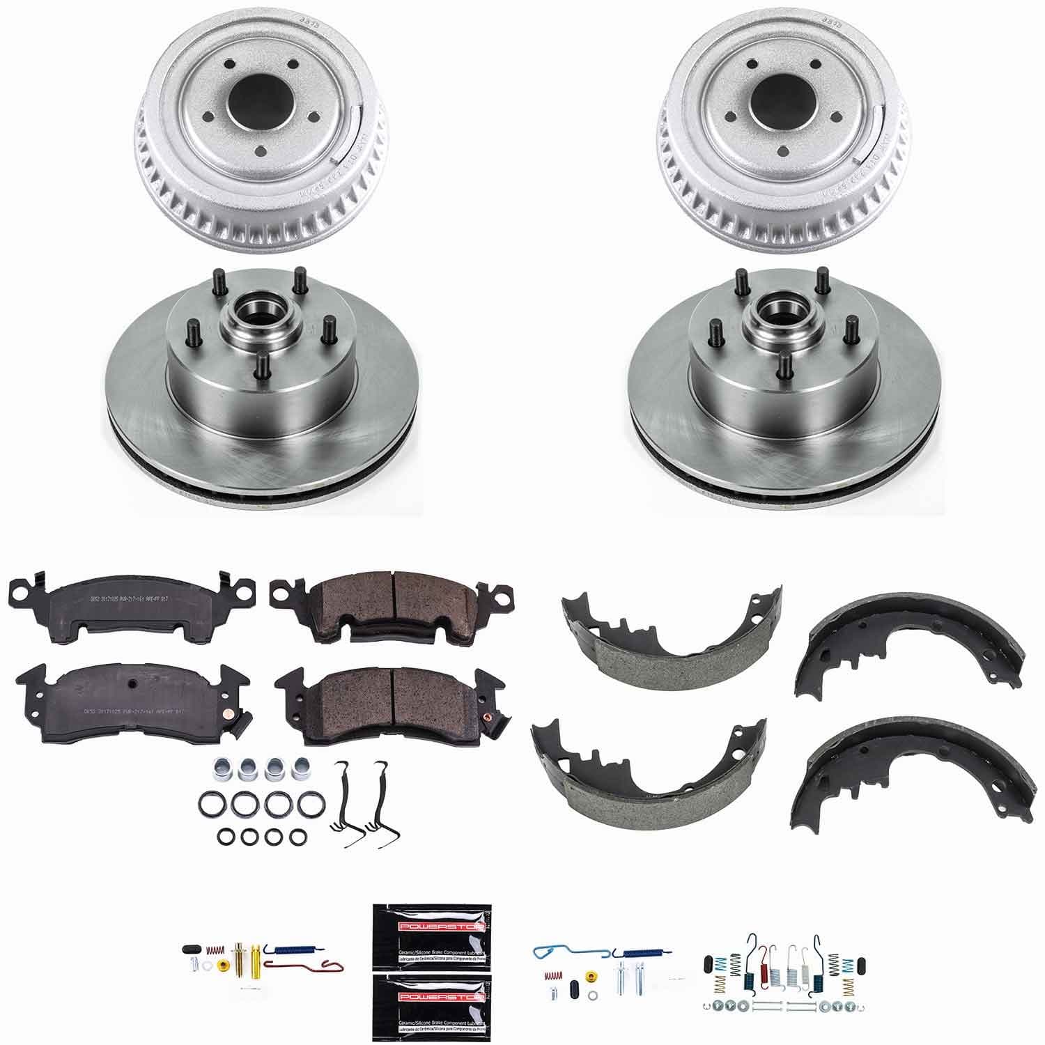 Power Stop - KOE15024DK - Complete Vehicle Disc/Drum Brake Kit image 1