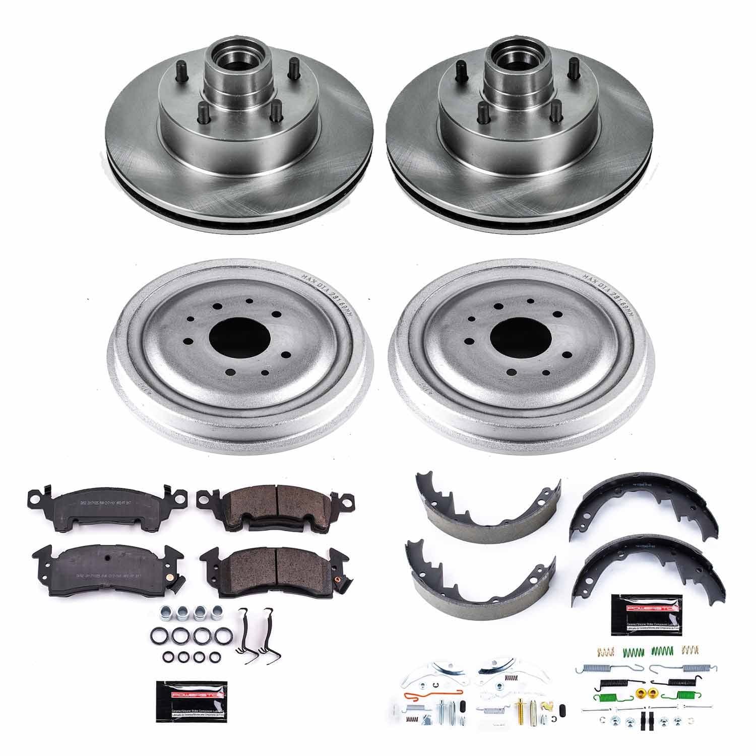 Power Stop - KOE15028DK - Complete Vehicle Disc/Drum Brake Kit image 1