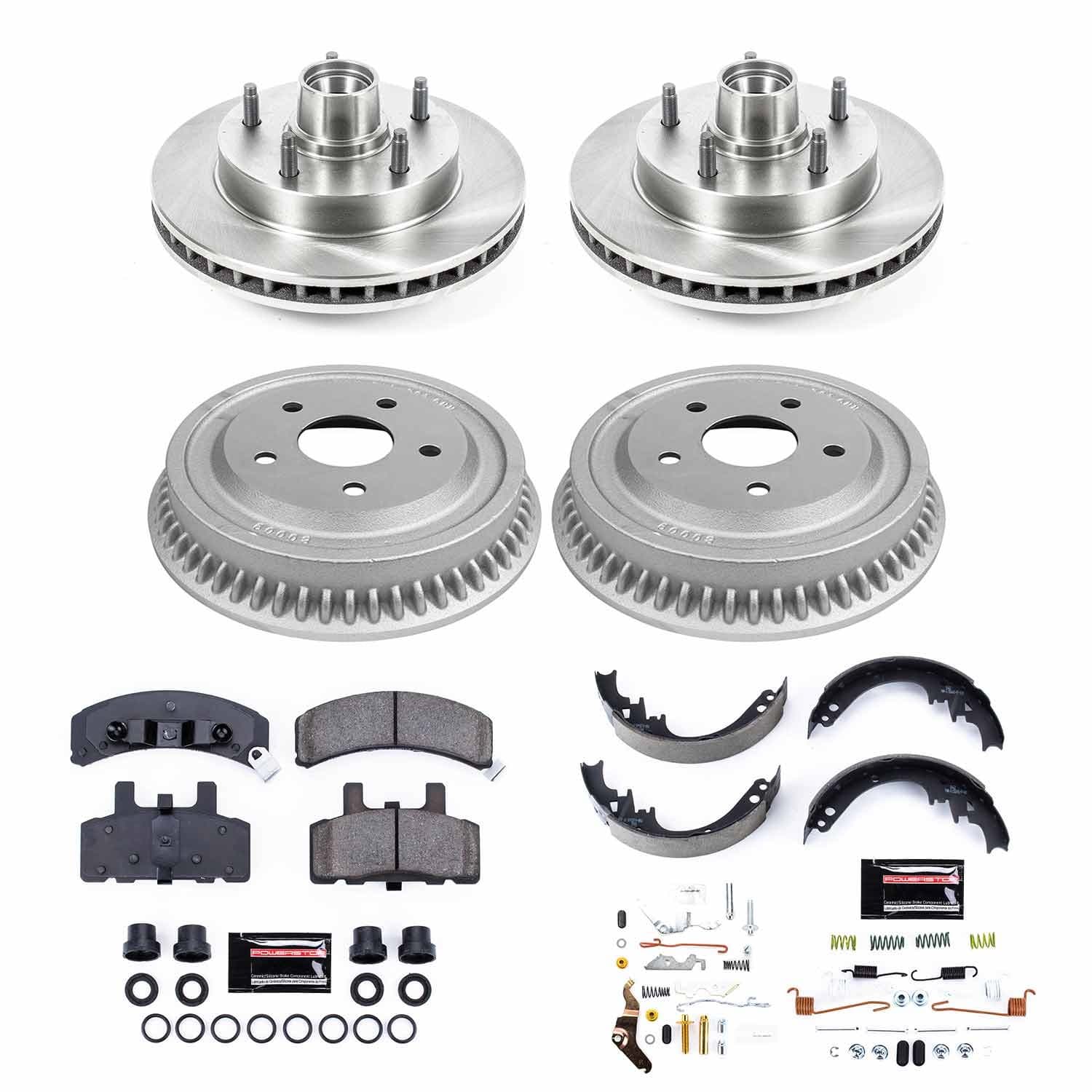 Power Stop - KOE15032DK - Complete Vehicle Disc/Drum Brake Kit image 1