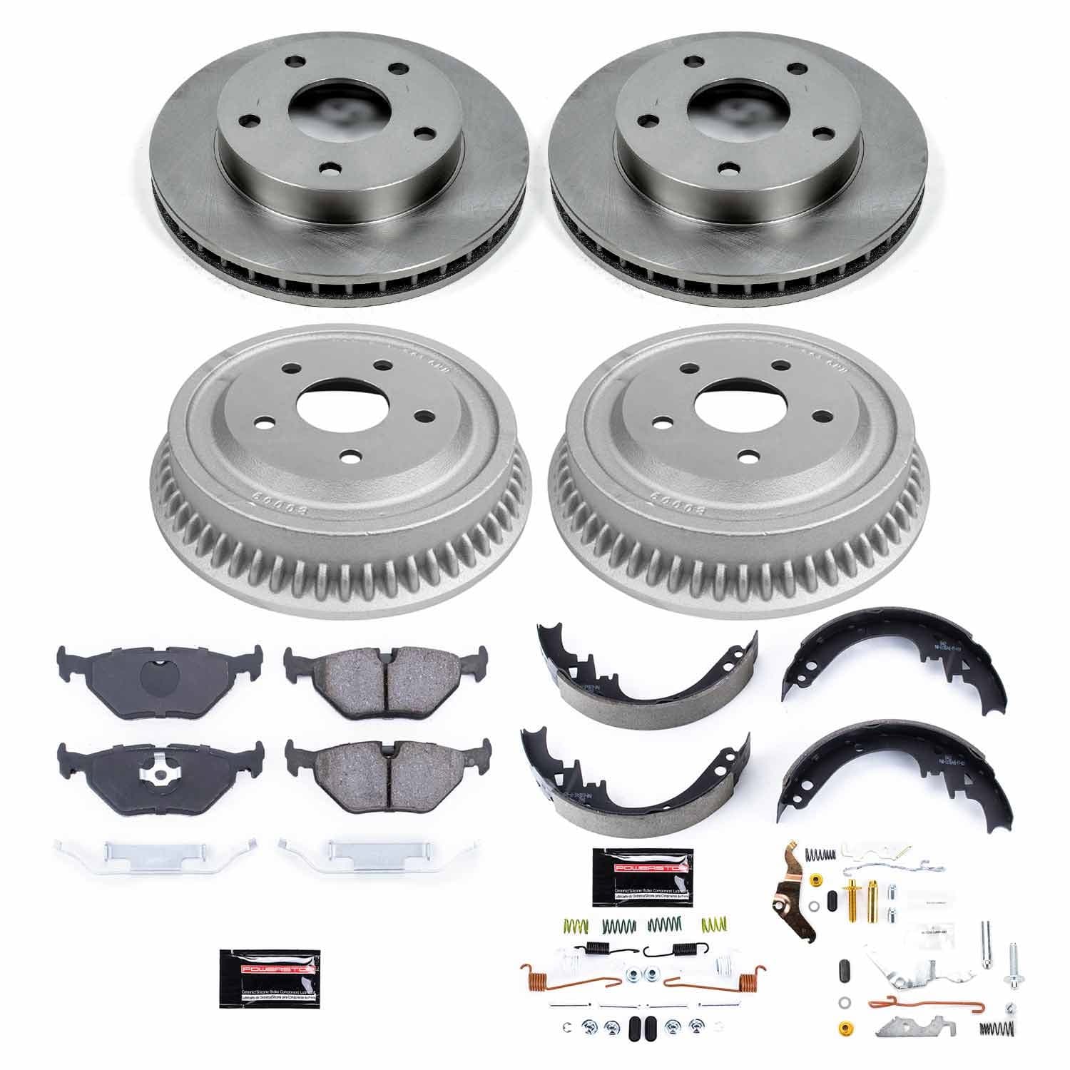 Power Stop - KOE15033DK - Complete Vehicle Disc/Drum Brake Kit image 1