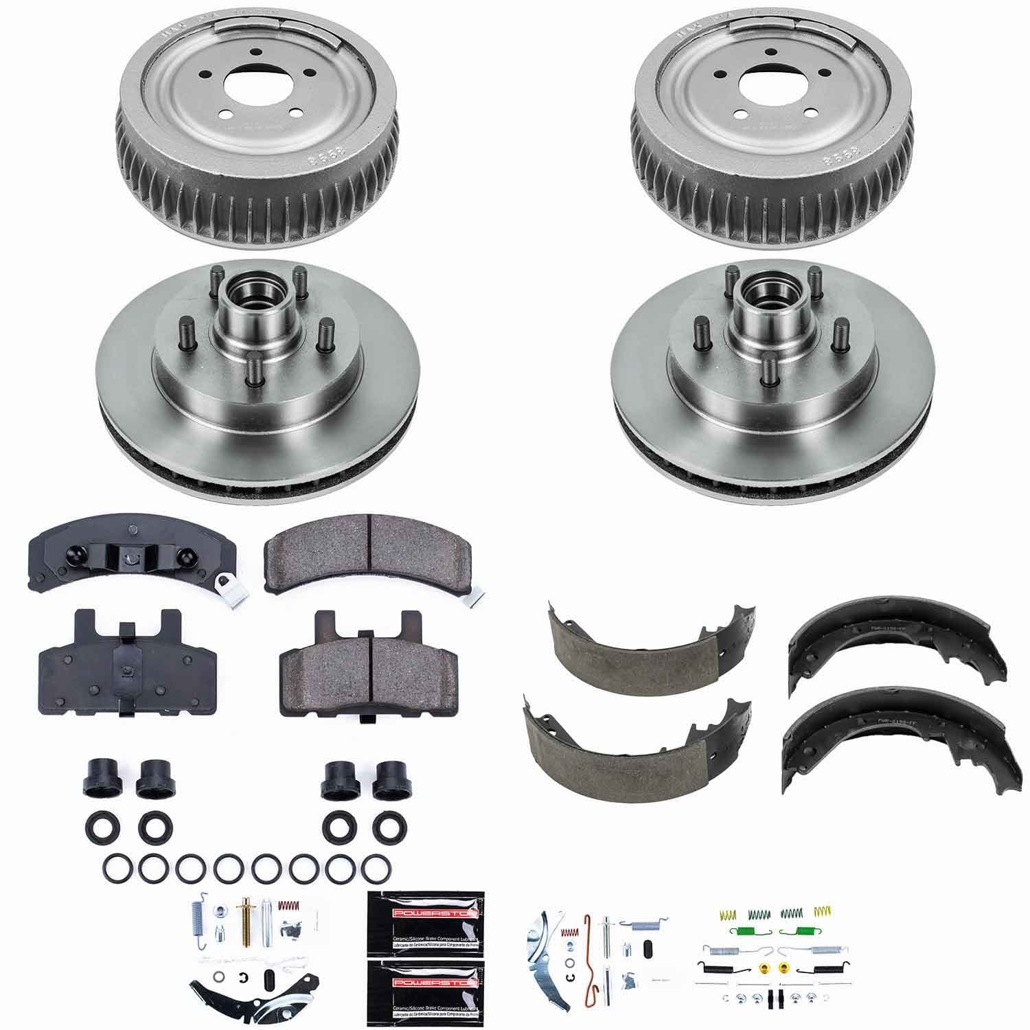 Power Stop - KOE15036DK - Complete Vehicle Disc/Drum Brake Kit image 1