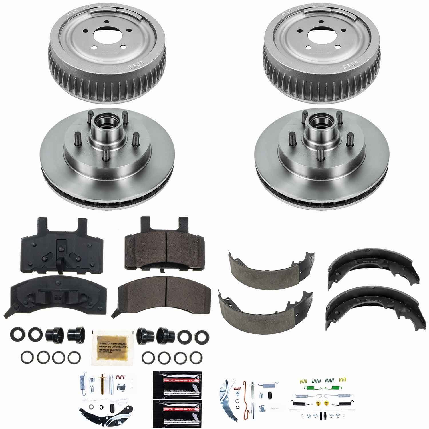 Power Stop - KOE15038DK - Complete Vehicle Disc/Drum Brake Kit image 1
