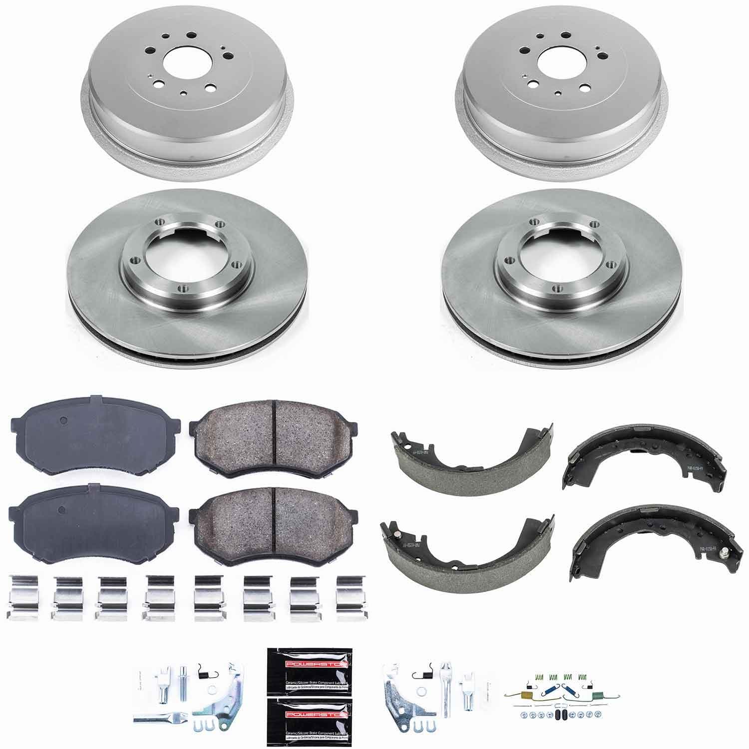 Power Stop - KOE15039DK - Complete Vehicle Disc/Drum Brake Kit image 1