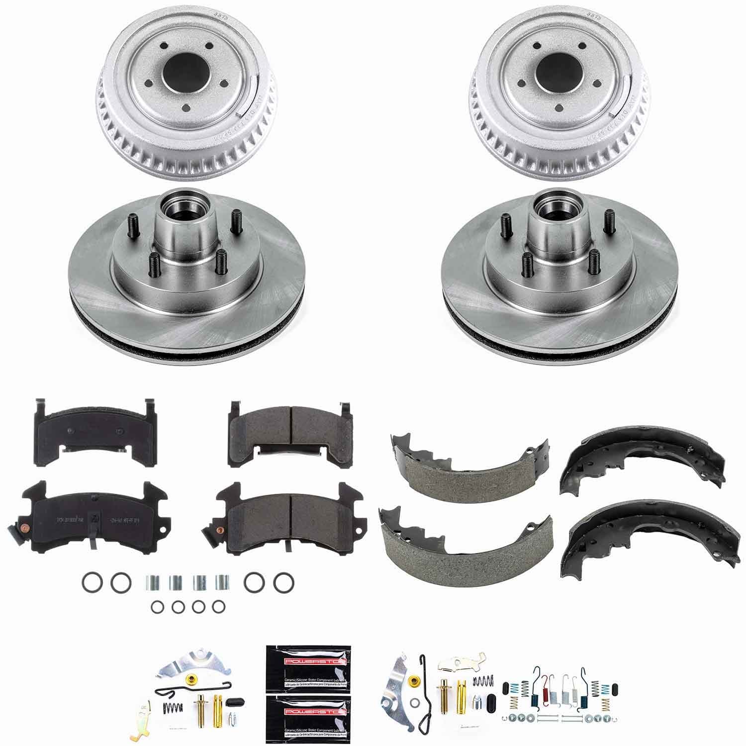 Power Stop - KOE15042DK - Complete Vehicle Disc/Drum Brake Kit image 1