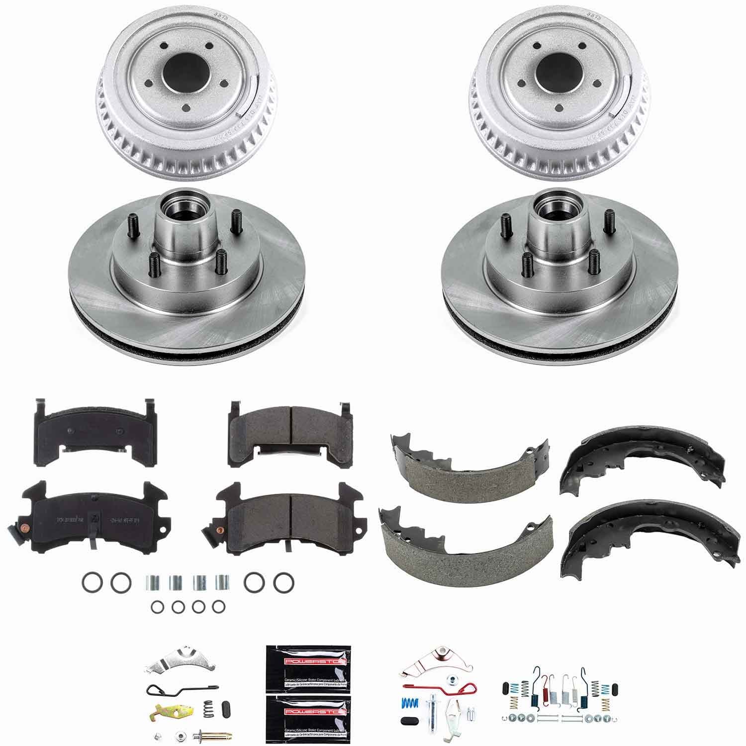 Power Stop - KOE15043DK - Complete Vehicle Disc/Drum Brake Kit image 1