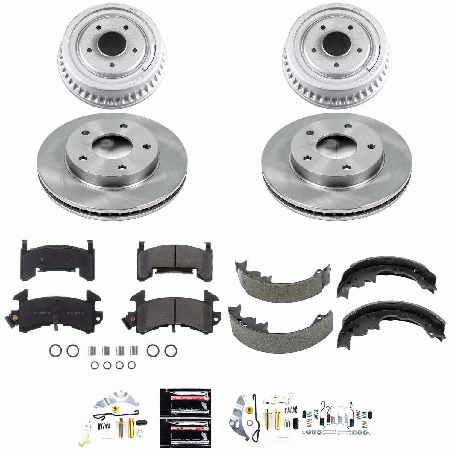Power Stop - KOE15045DK - Complete Vehicle Disc/Drum Brake Kit image 1