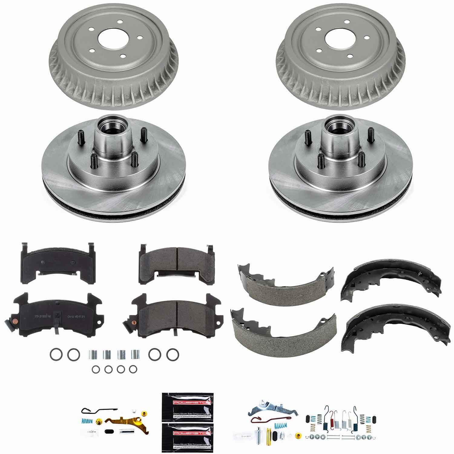 Power Stop - KOE15049DK - Complete Vehicle Disc/Drum Brake Kit image 1
