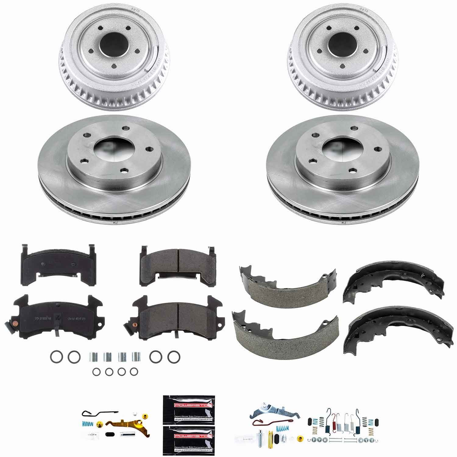 Power Stop - KOE15050DK - Complete Vehicle Disc/Drum Brake Kit image 1
