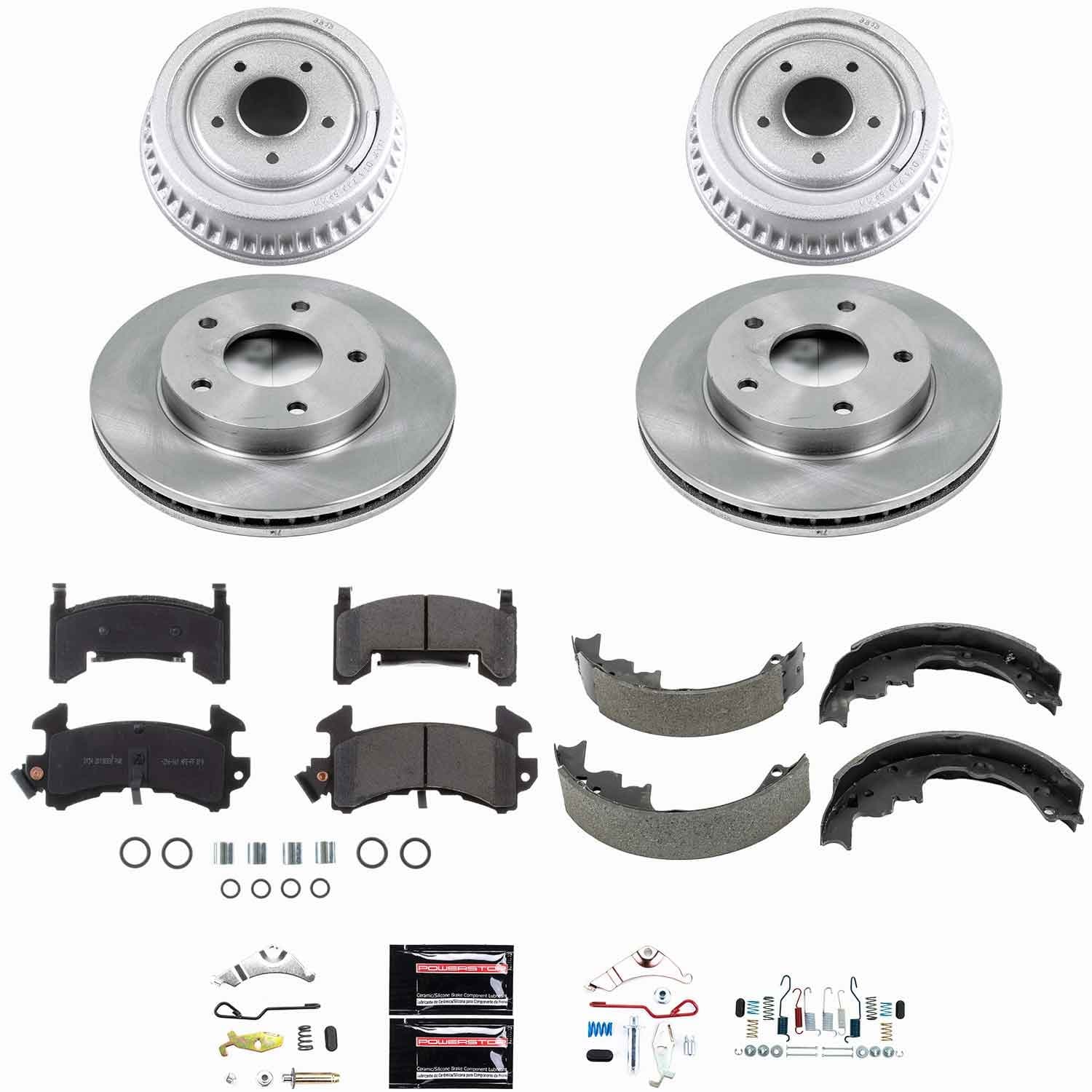 Power Stop - KOE15052DK - Complete Vehicle Disc/Drum Brake Kit image 1