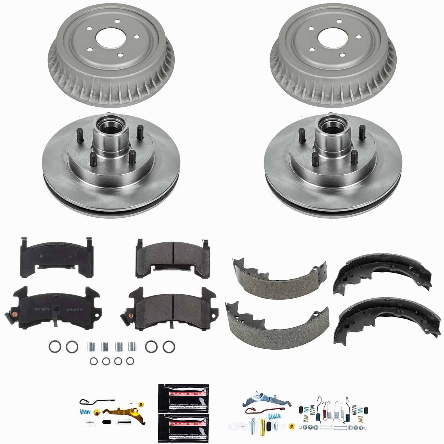 Power Stop - KOE15054DK - Complete Vehicle Disc/Drum Brake Kit image 1