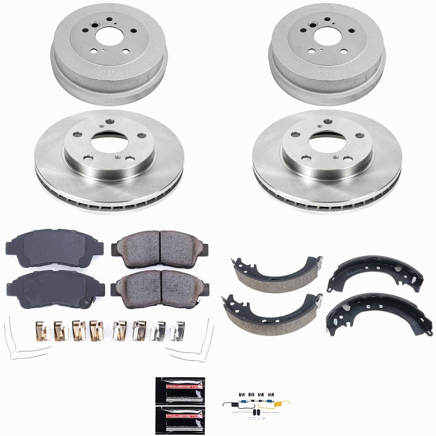 Power Stop - KOE15059DK - Complete Vehicle Disc/Drum Brake Kit image 1