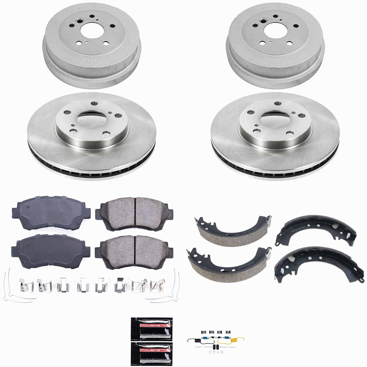 Power Stop - KOE15060DK - Complete Vehicle Disc/Drum Brake Kit image 1
