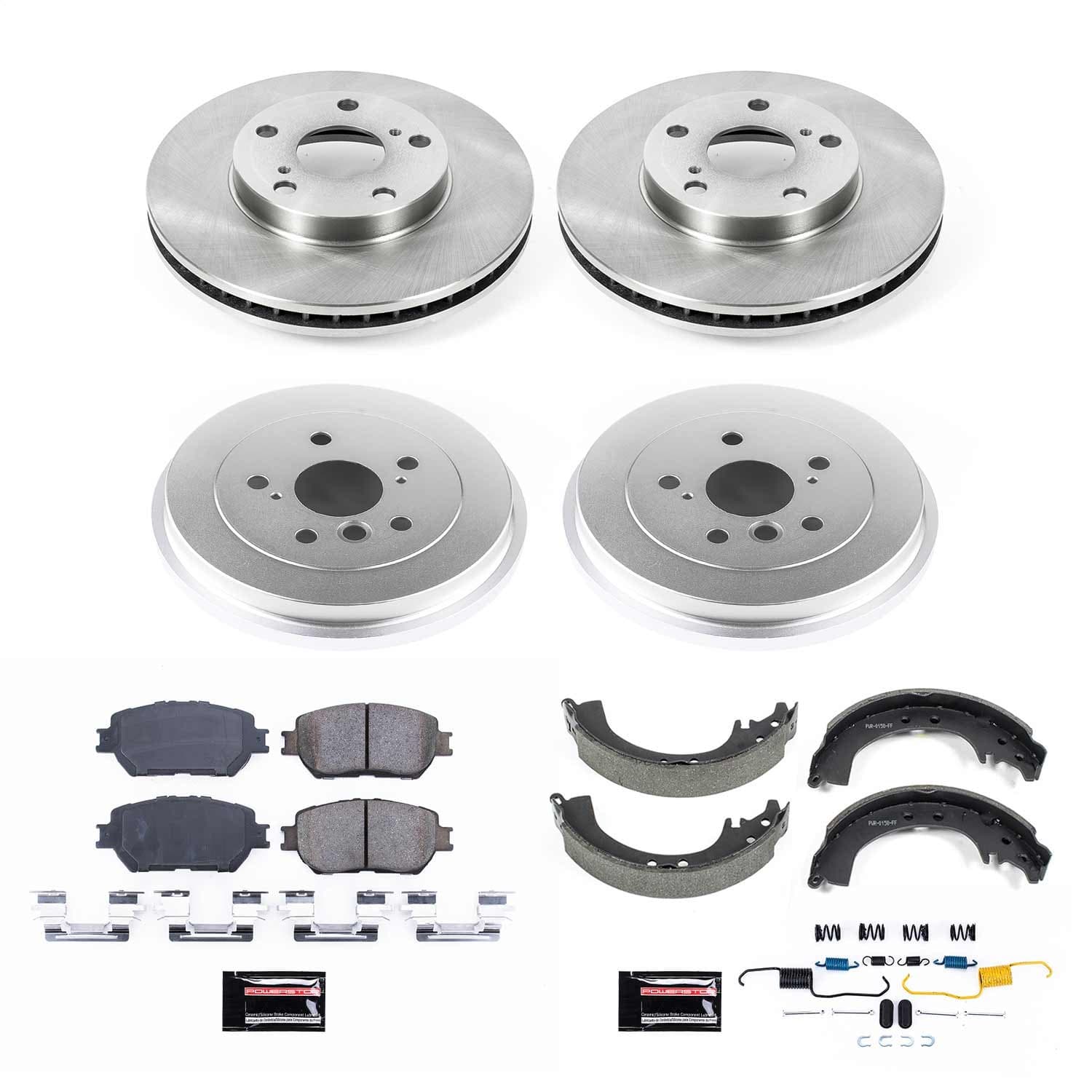 Power Stop - KOE15061DK - Complete Vehicle Disc/Drum Brake Kit image 1
