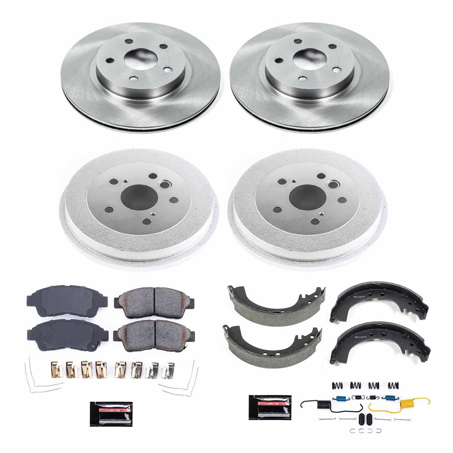 Power Stop - KOE15062DK - Complete Vehicle Disc/Drum Brake Kit image 1