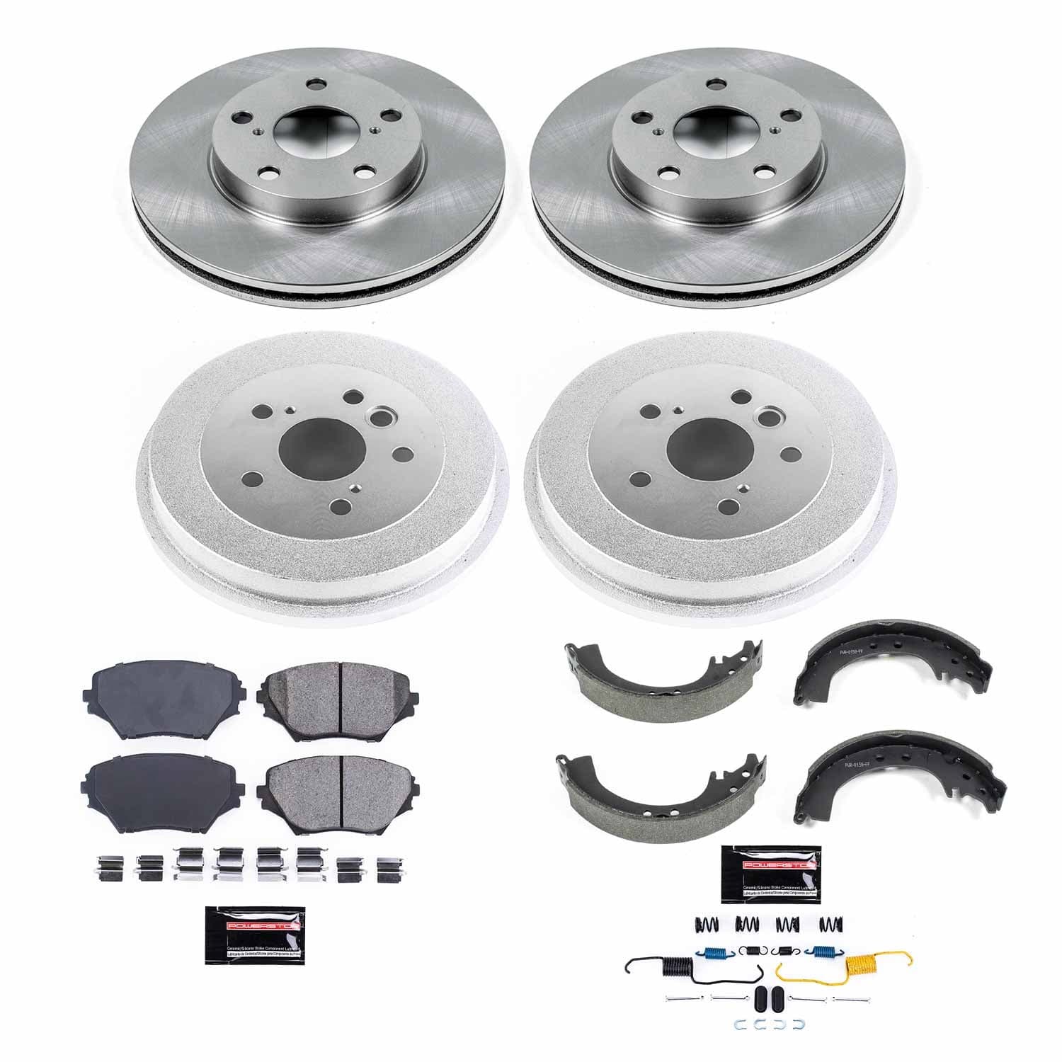 Power Stop - KOE15063DK - Complete Vehicle Disc/Drum Brake Kit image 1