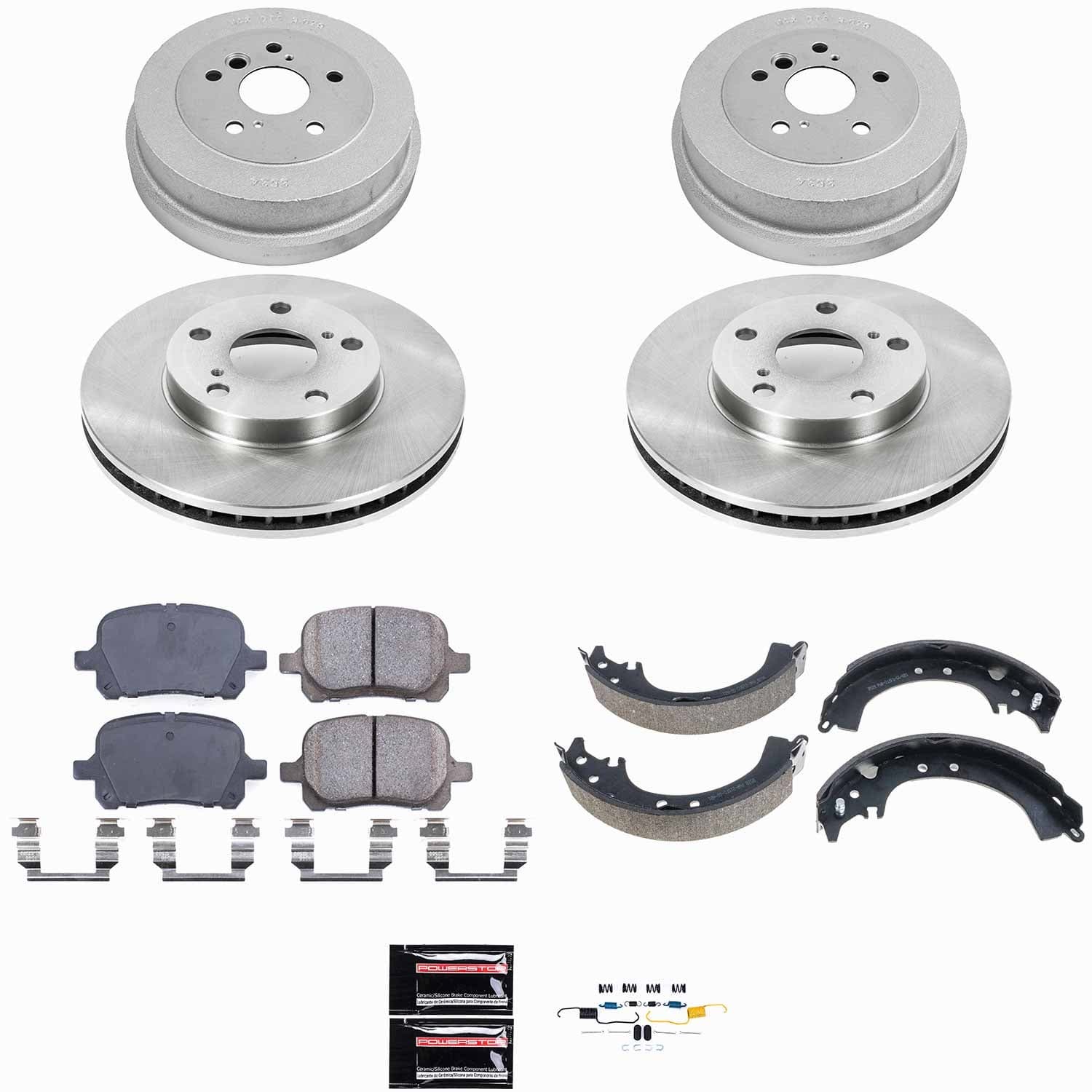 Power Stop - KOE15064DK - Complete Vehicle Disc/Drum Brake Kit image 1