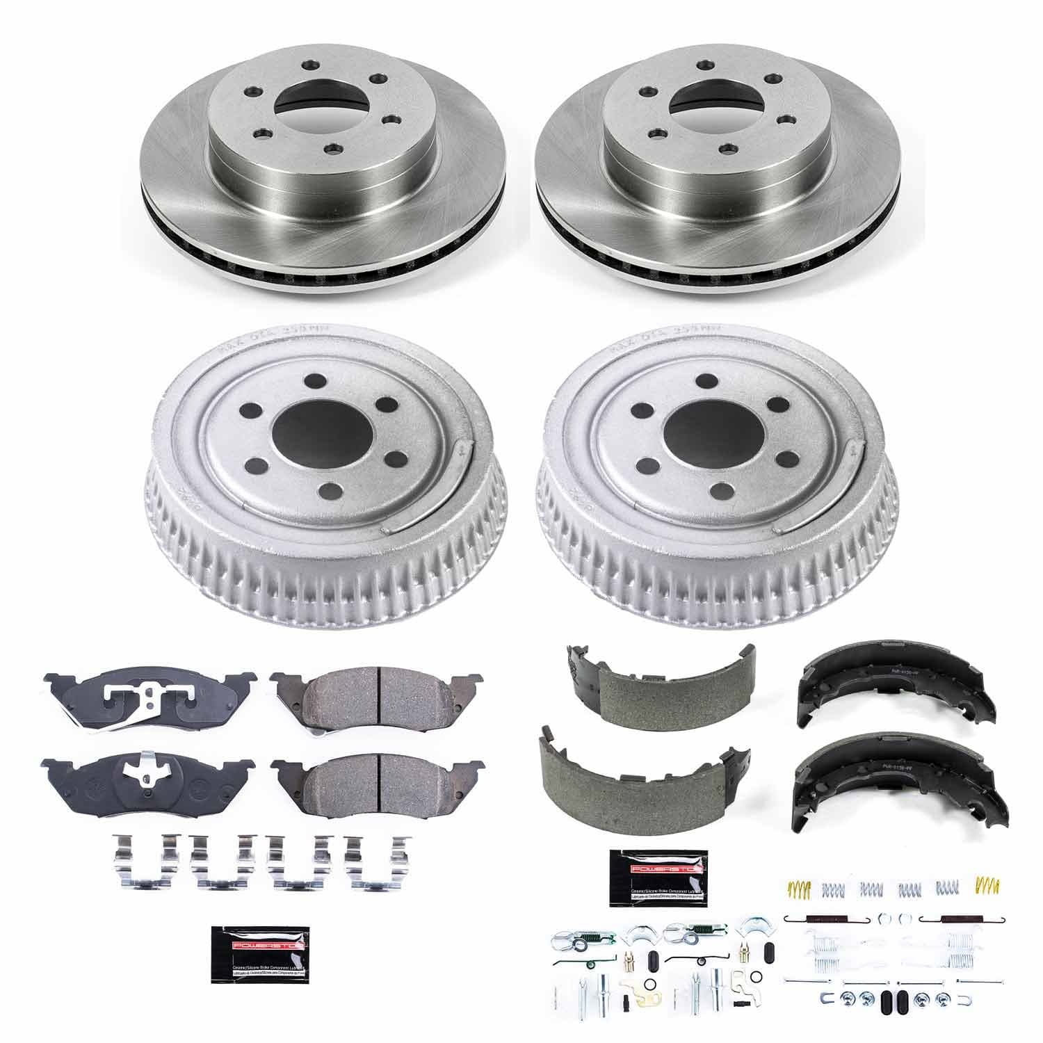Power Stop - KOE15070DK - Complete Vehicle Disc/Drum Brake Kit image 1