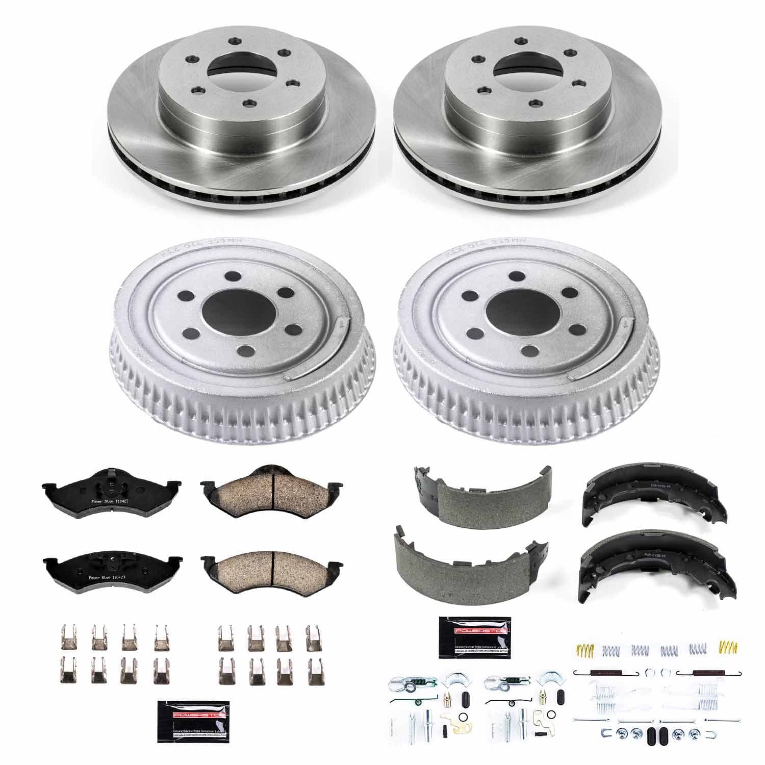 Power Stop - KOE15072DK - Complete Vehicle Disc/Drum Brake Kit image 1