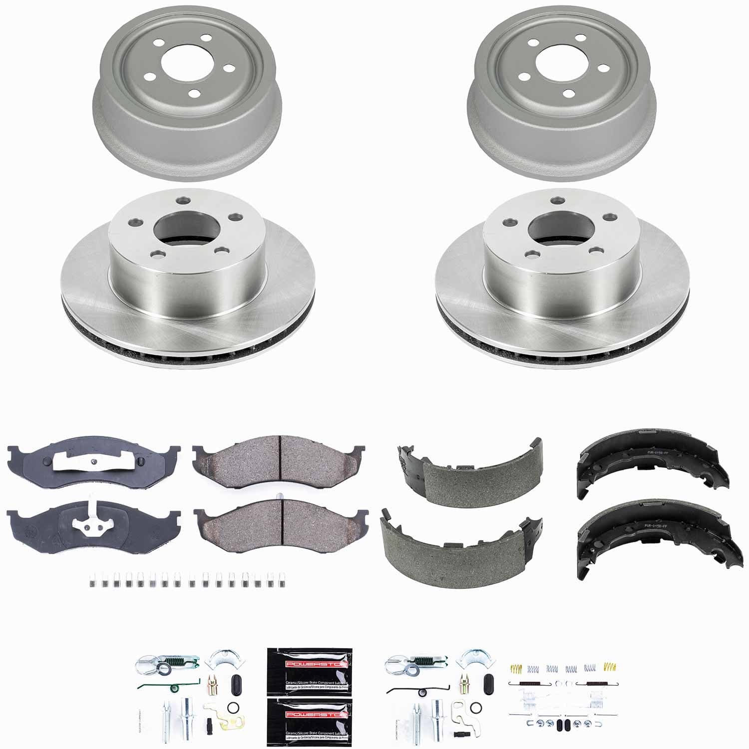 Power Stop - KOE15073DK - Complete Vehicle Disc/Drum Brake Kit image 1