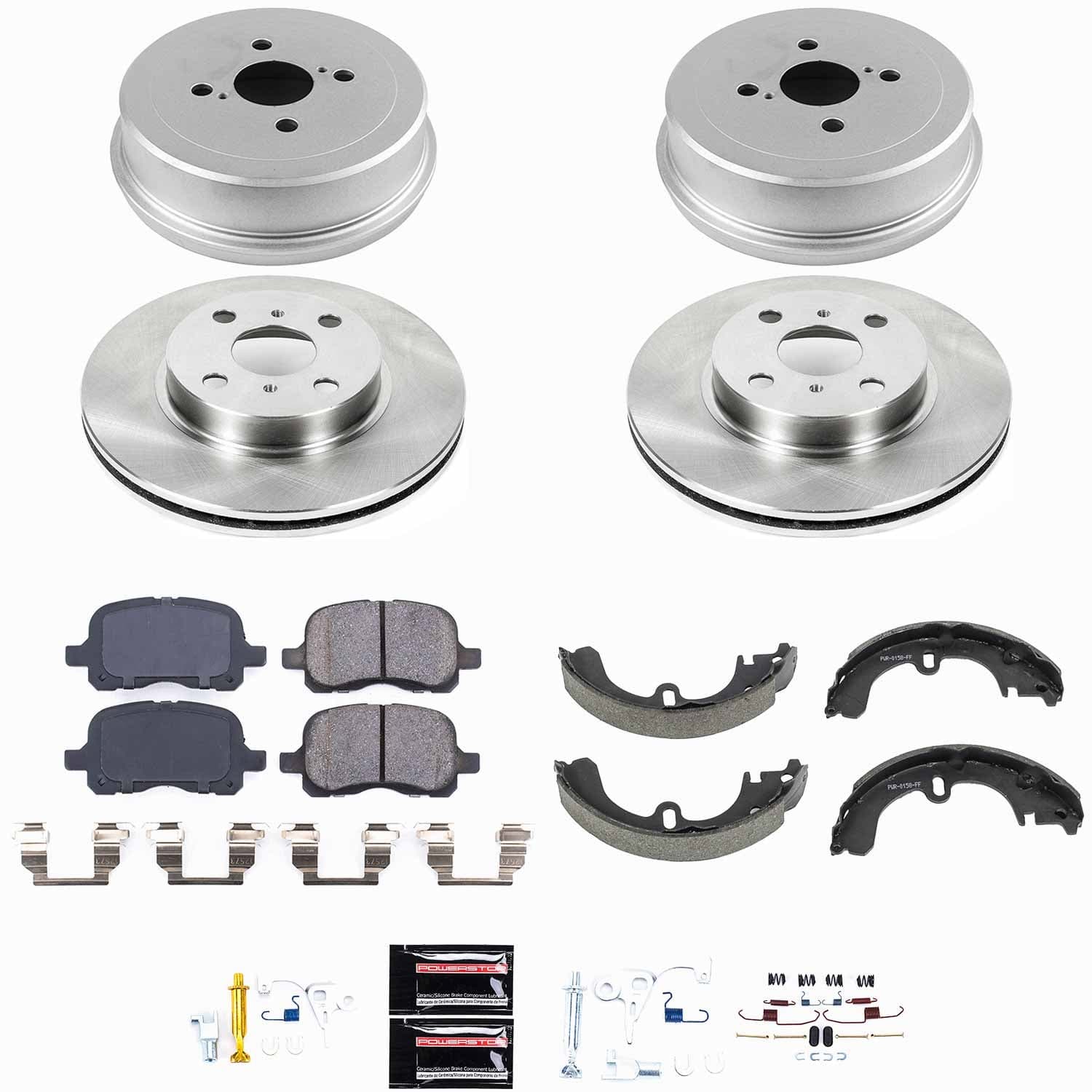 Power Stop - KOE15078DK - Complete Vehicle Disc/Drum Brake Kit image 1