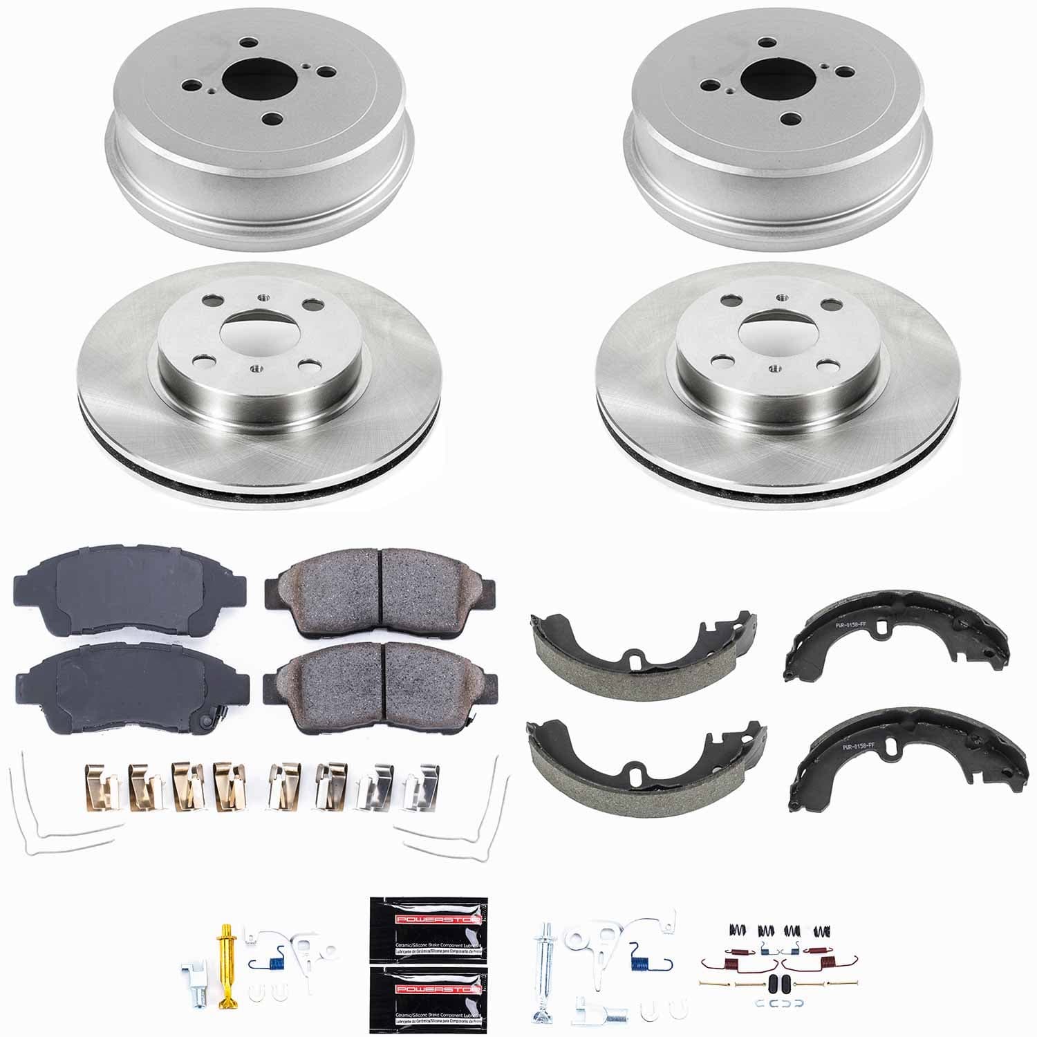 Power Stop - KOE15079DK - Complete Vehicle Disc/Drum Brake Kit image 1