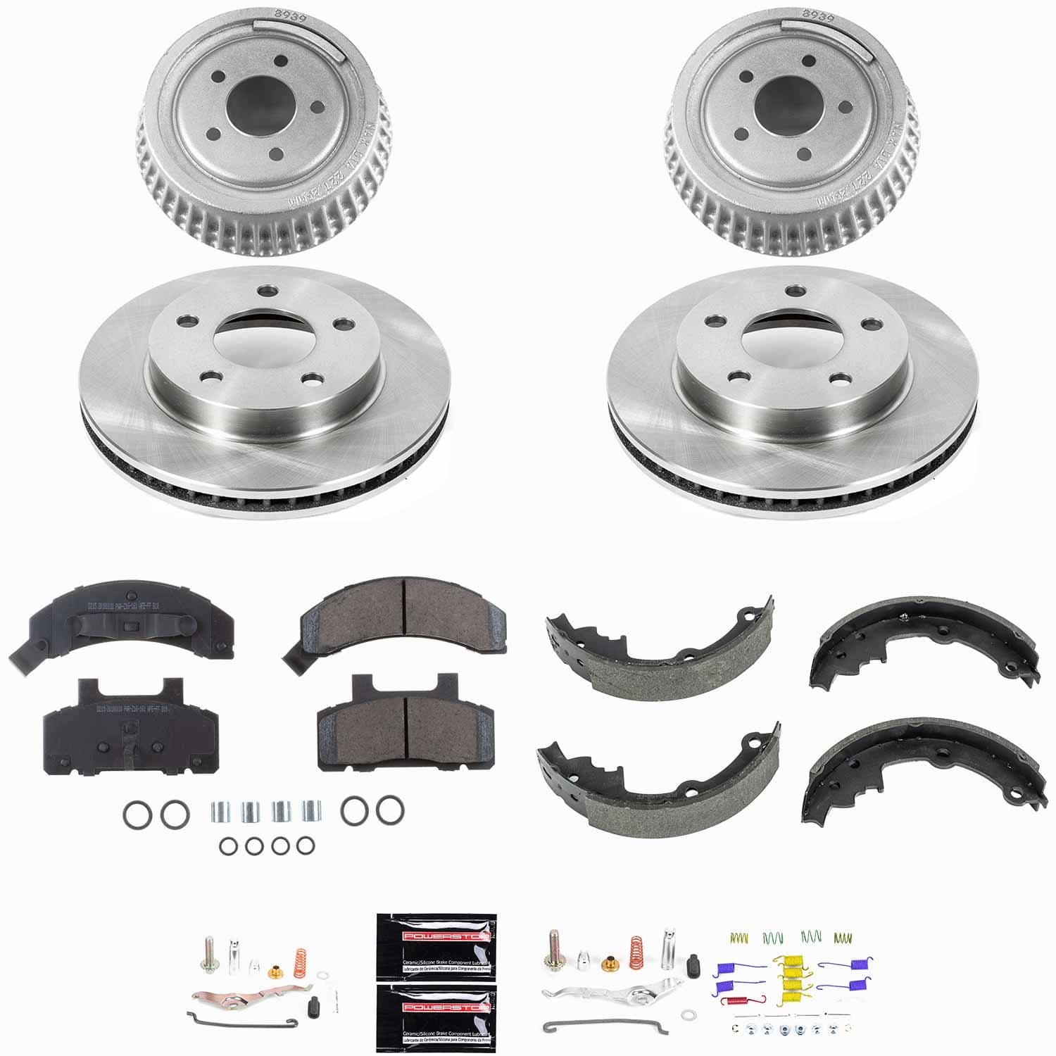 Power Stop - KOE15080DK - Complete Vehicle Disc/Drum Brake Kit image 1
