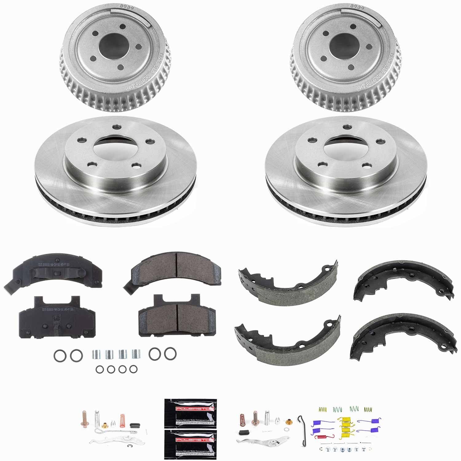 Power Stop - KOE15081DK - Complete Vehicle Disc/Drum Brake Kit image 1