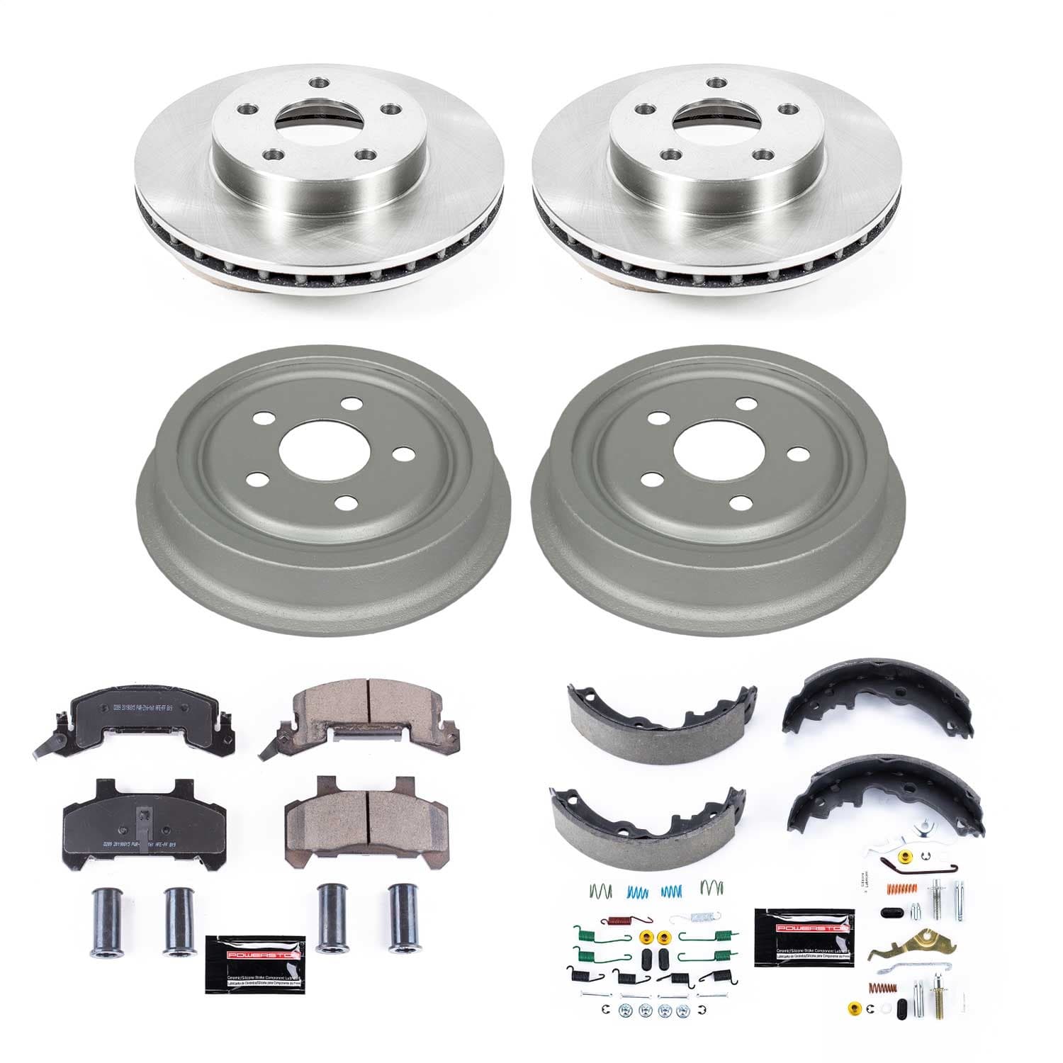 Power Stop - KOE15082DK - Complete Vehicle Disc/Drum Brake Kit image 1