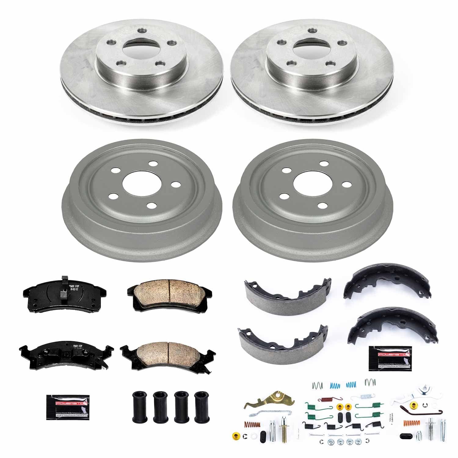 Power Stop - KOE15083DK - Complete Vehicle Disc/Drum Brake Kit image 1