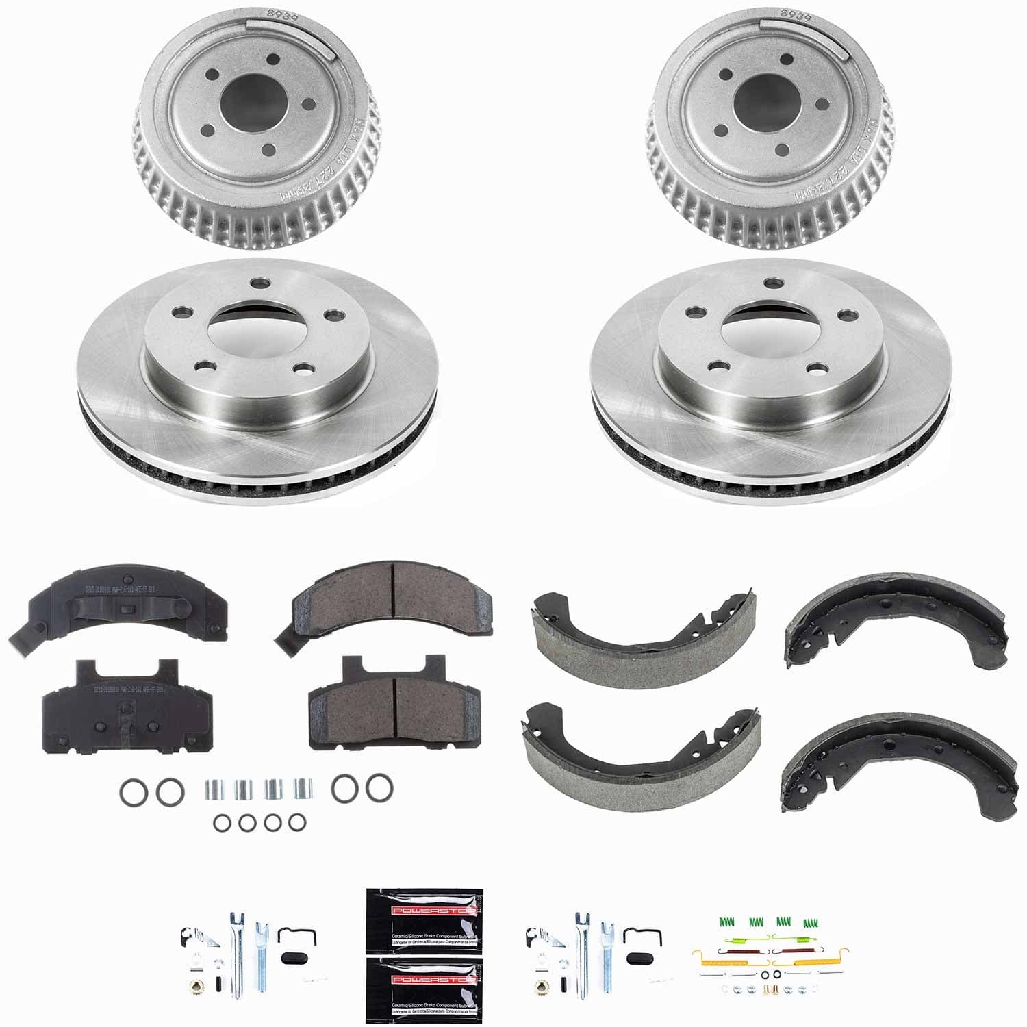 Power Stop - KOE15084DK - Complete Vehicle Disc/Drum Brake Kit image 1