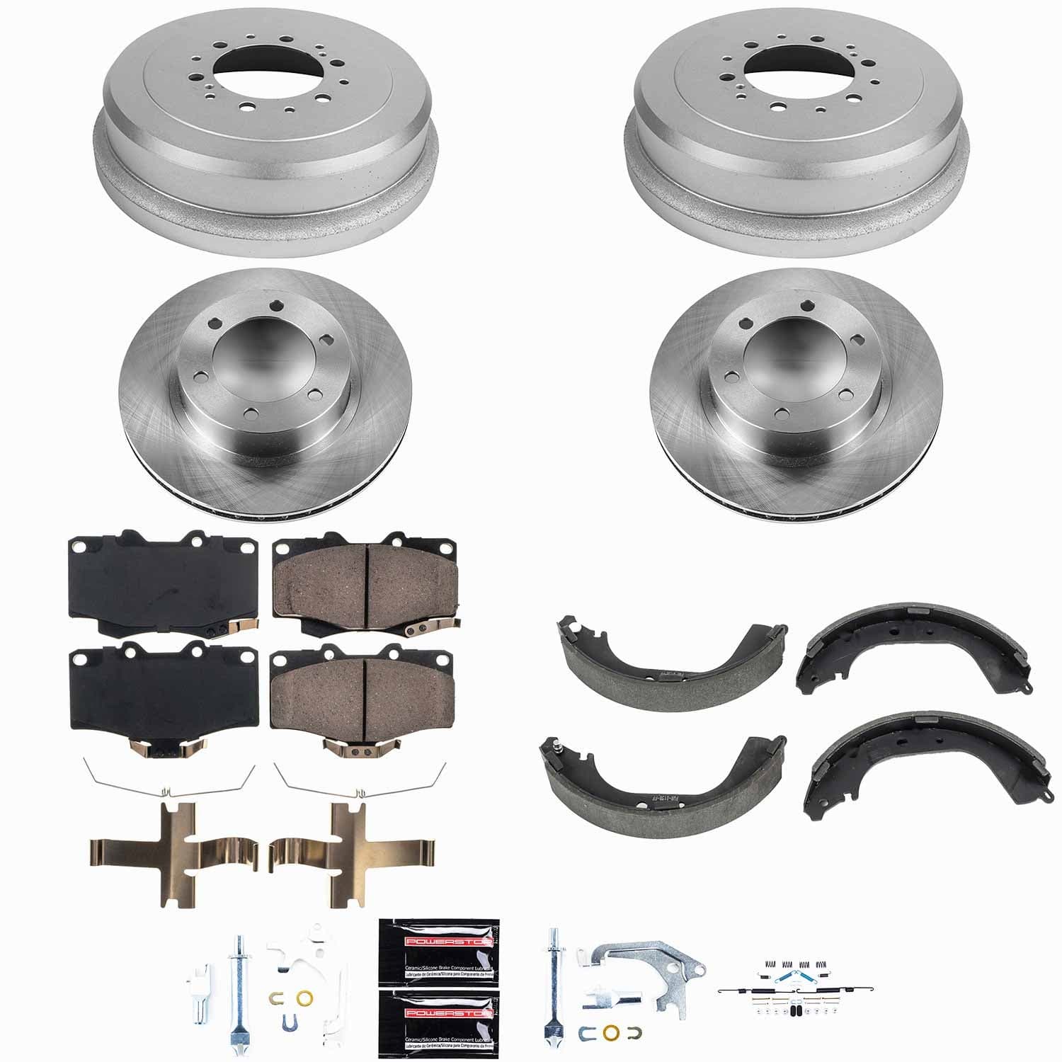 Power Stop - KOE15096DK - Complete Vehicle Disc/Drum Brake Kit image 1